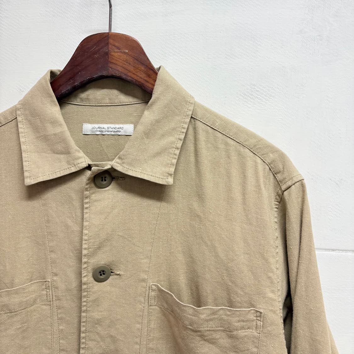 JOURNAL STANDARD 저널 스탠다드 린넨 워크 자켓 M  상품이미지2