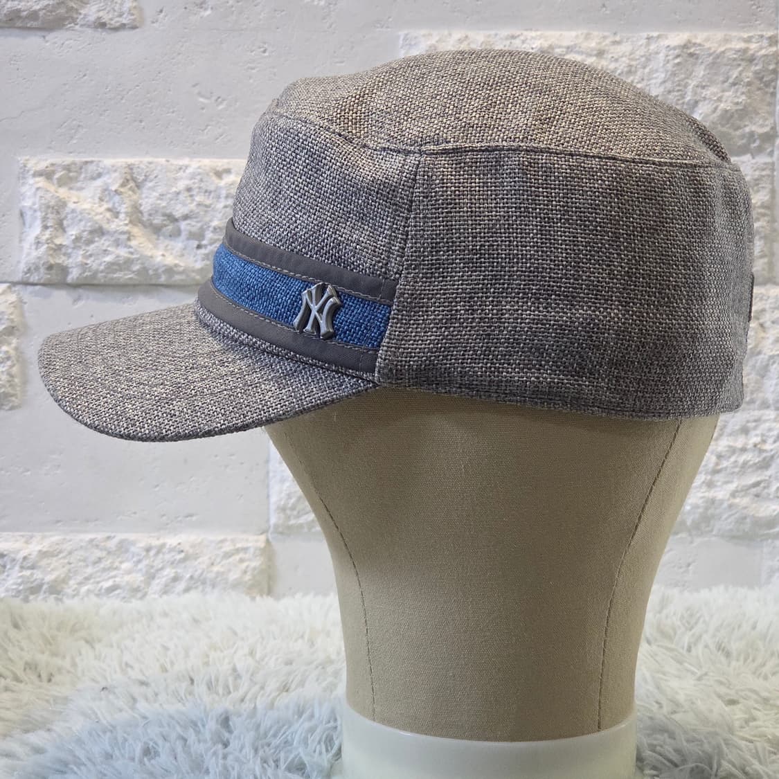 L7-5:MLB 뉴욕 양키스 린넨 패브릭 캡 (57cm) 상품이미지3