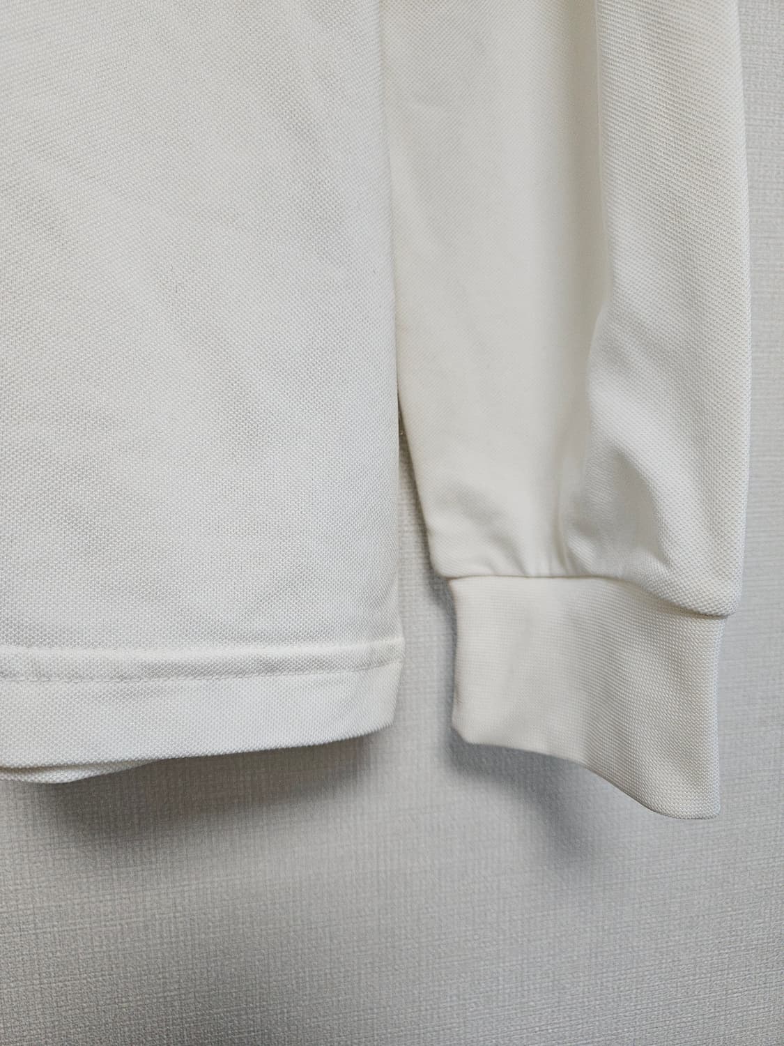 와이드앵글 긴팔 폴로티 아이보리 (95/M) 상품이미지3