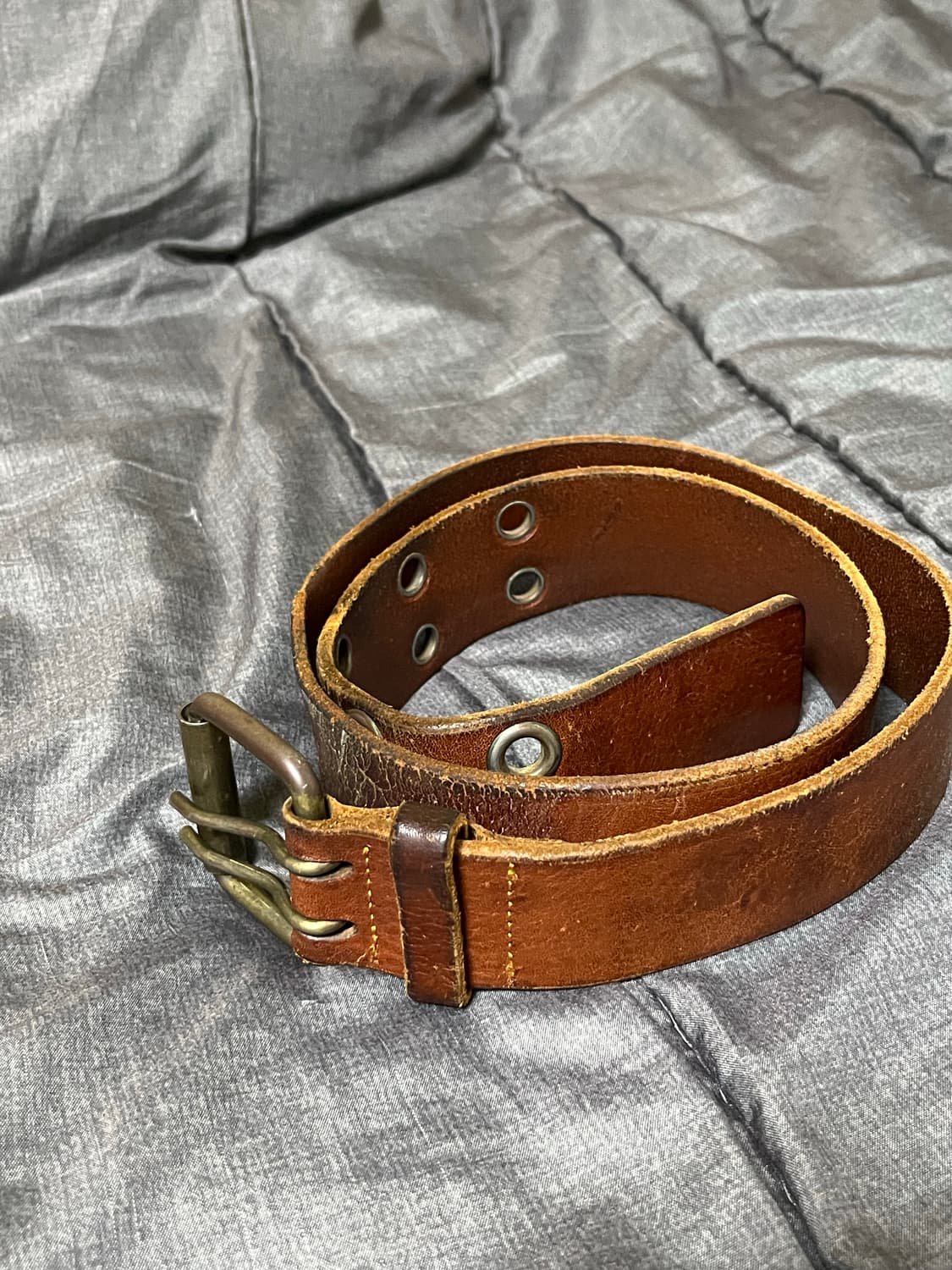 Vintage belt brown 상품이미지2