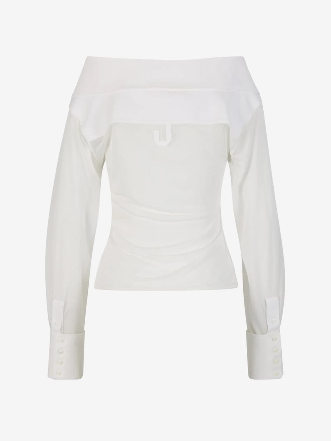 JACQUEMUS 자크뮈스 오프숄더 니트 셔츠 (002 size) 상품이미지6