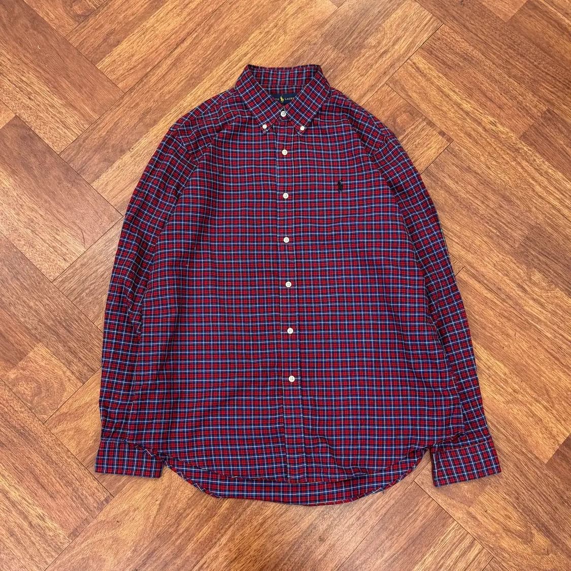 L(105) 폴로 랄프로렌 잔체크 남방 셔츠  상품이미지1