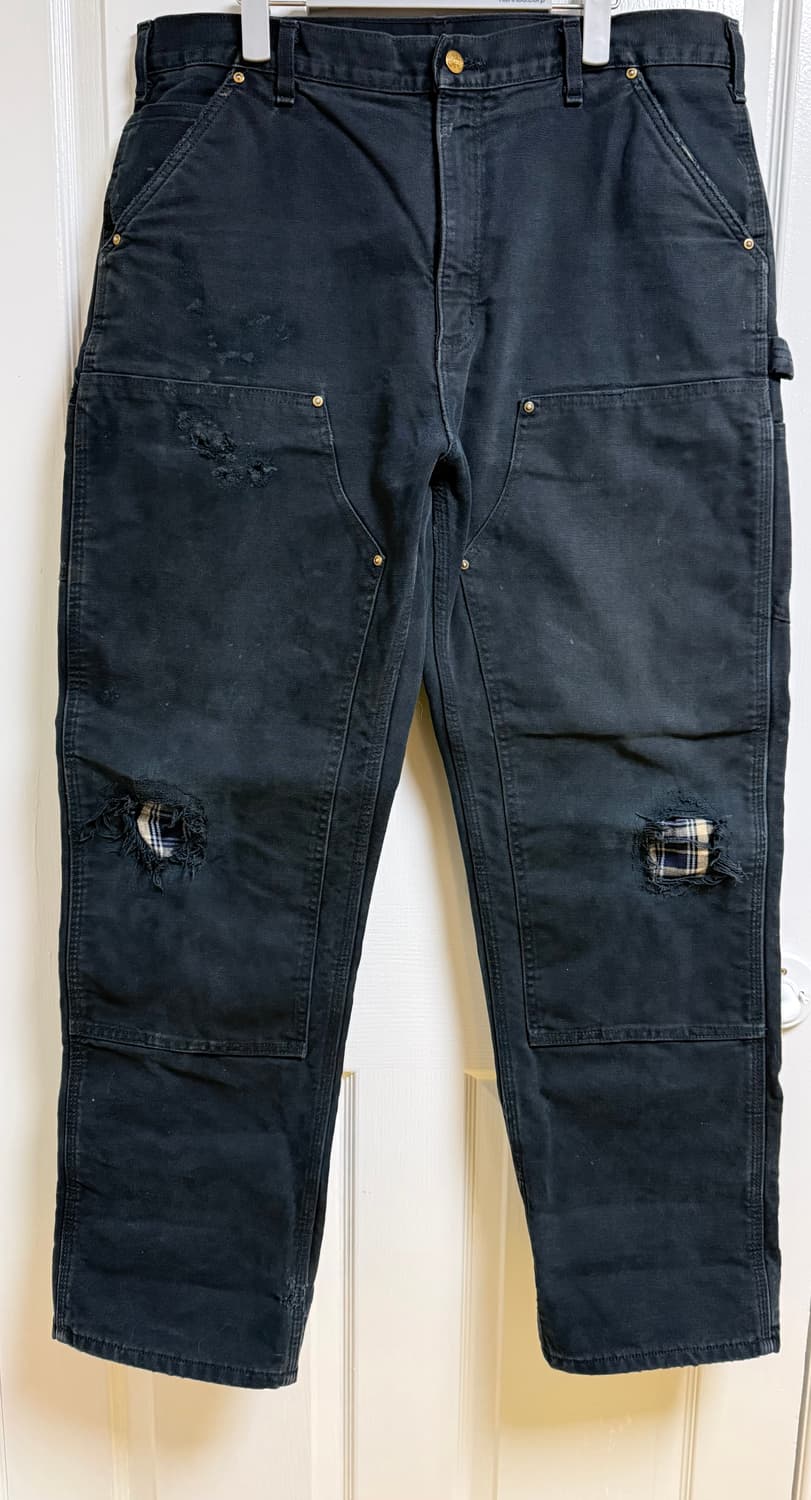 빈티지 칼하트 더블니 플란넬 안감 상품이미지1