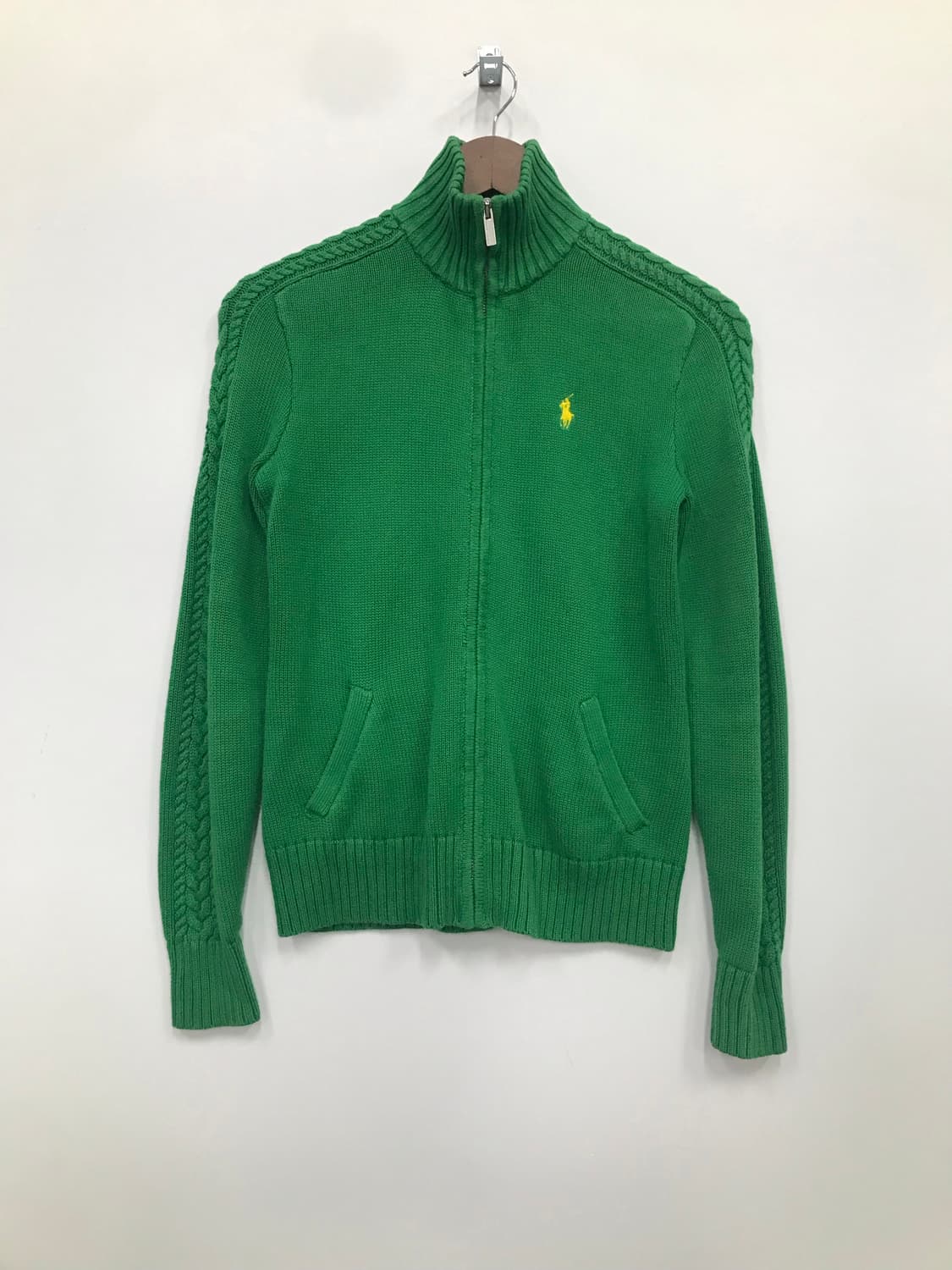 폴로 랄프로렌 케이블 니트집업 상품이미지1
