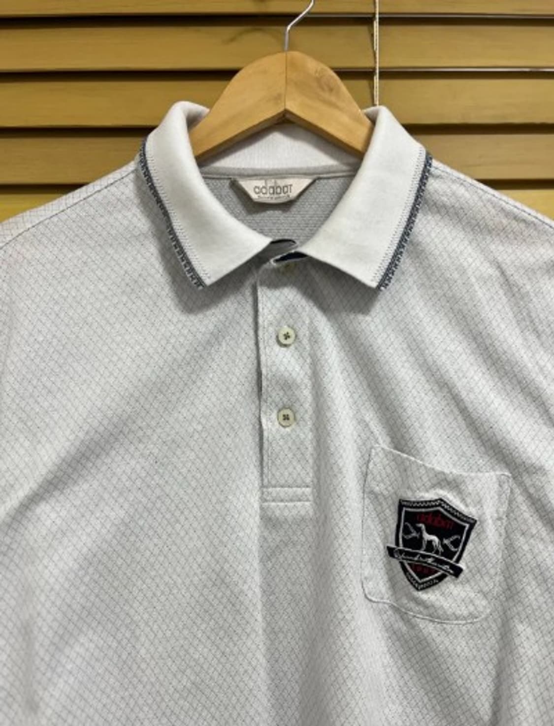 아다바트재팬 남성 그레이 기능성카라긴팔티셔츠 50 상품이미지1