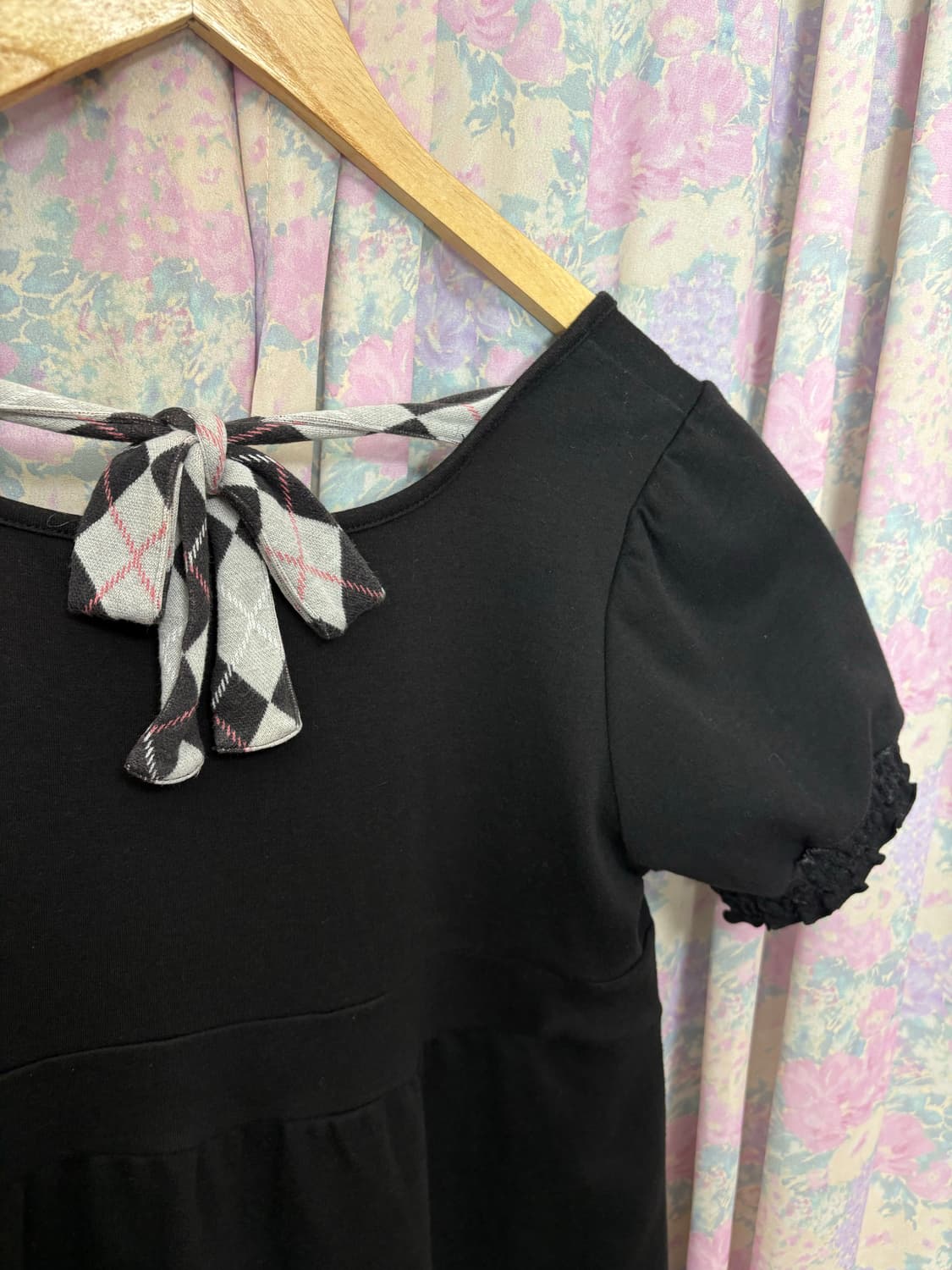 이스트보이 블랙 퍼프 반소매 원피스 상품이미지10