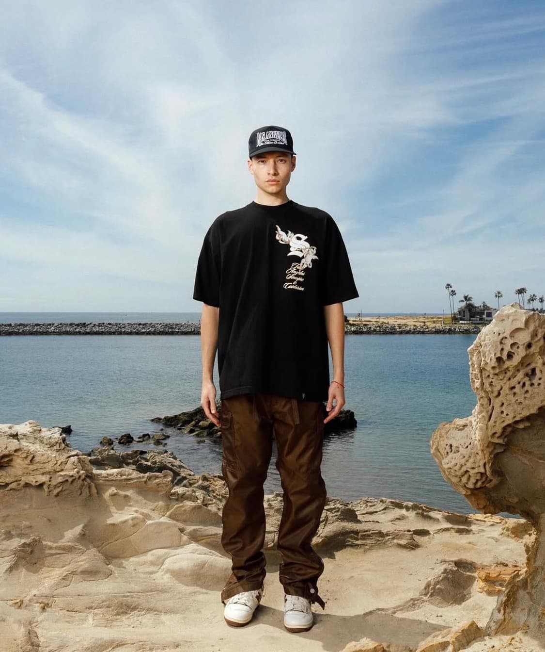 SWORN TO US 로스 엔젤레스 스냅백 블랙 상품이미지5