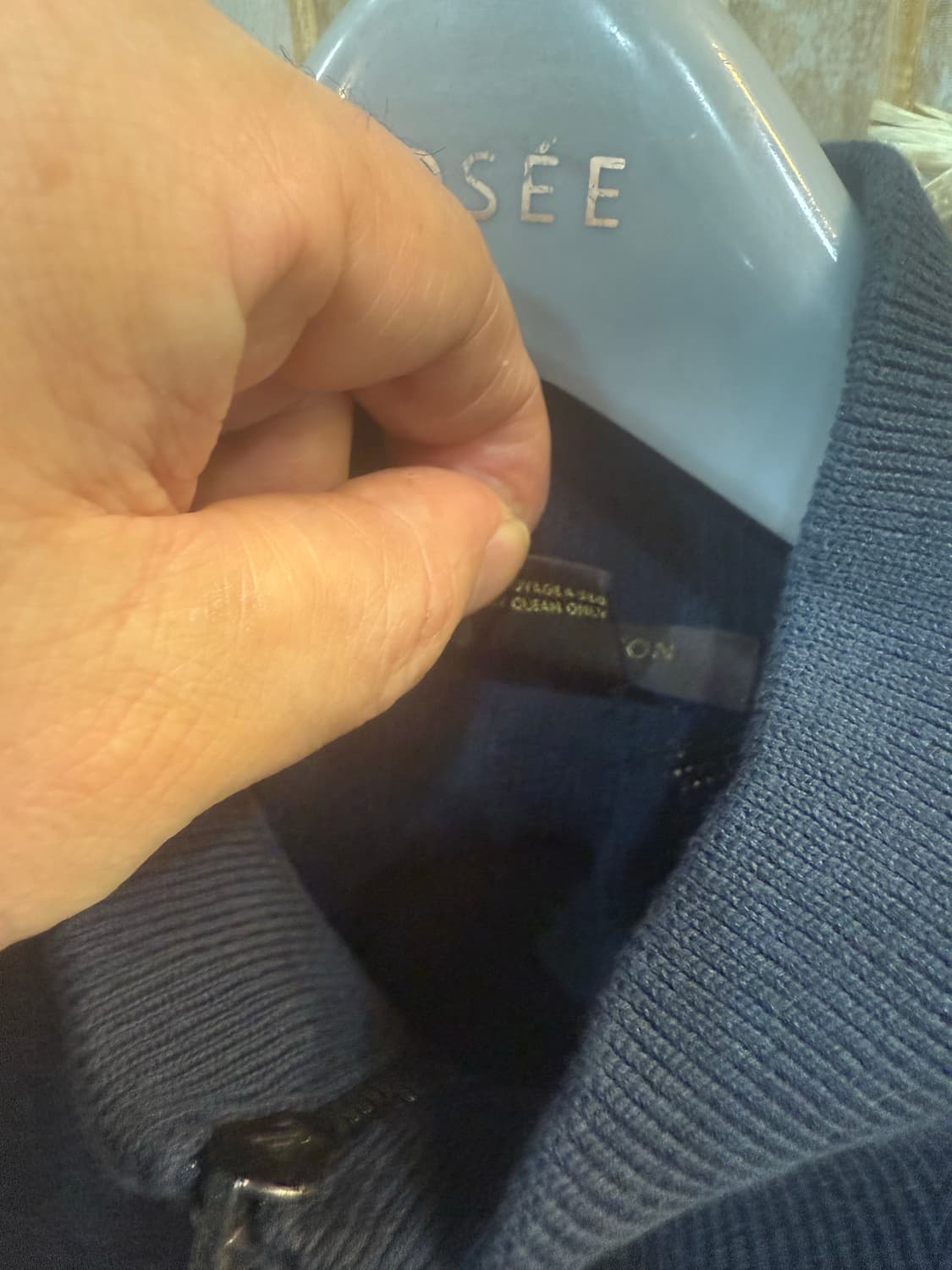 100 정품 루이비통 다미에 캐시혼방 집업 팝니다 상품이미지3