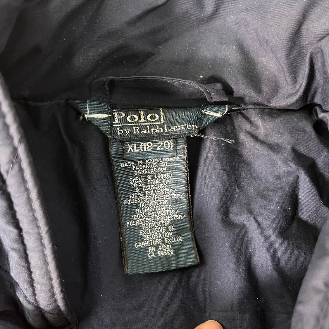 100 폴로 랄프로렌 포니로고 퀄팅 자켓 상품이미지3