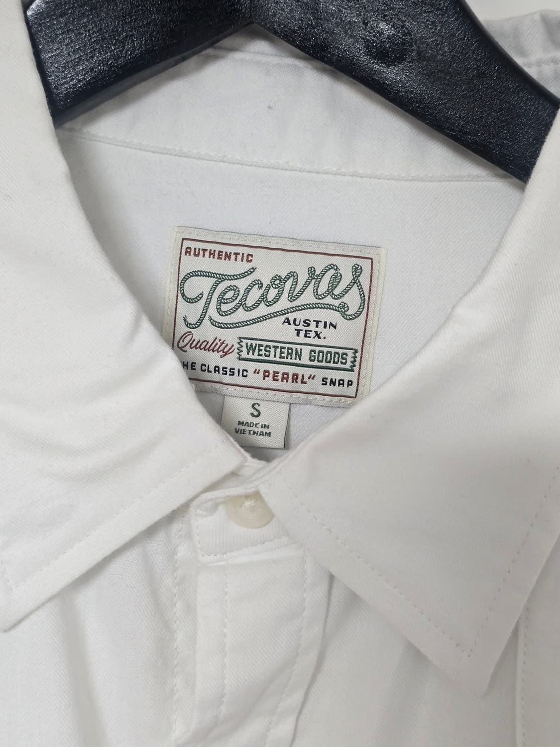 테코바스(Tecovas) 웨스턴 셔츠 화이트 상품이미지2