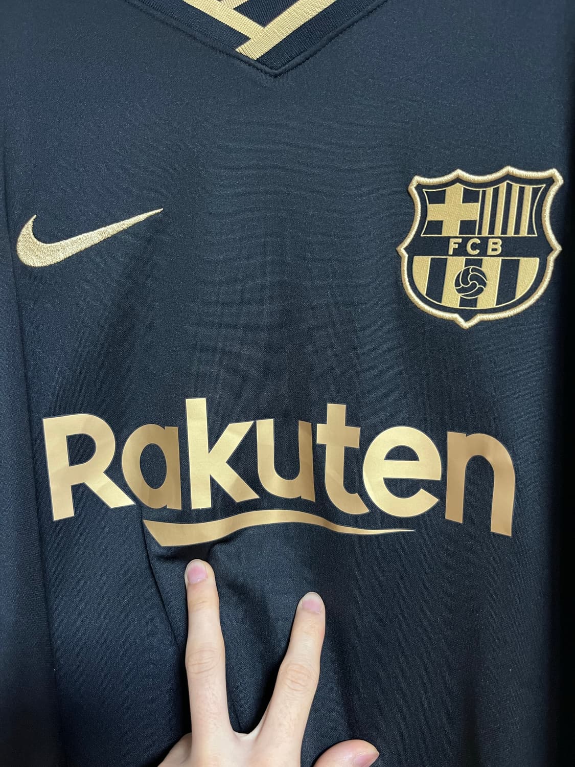 [L] 바르셀로나 20-21 어웨이 유니폼 메시 마킹 상품이미지3