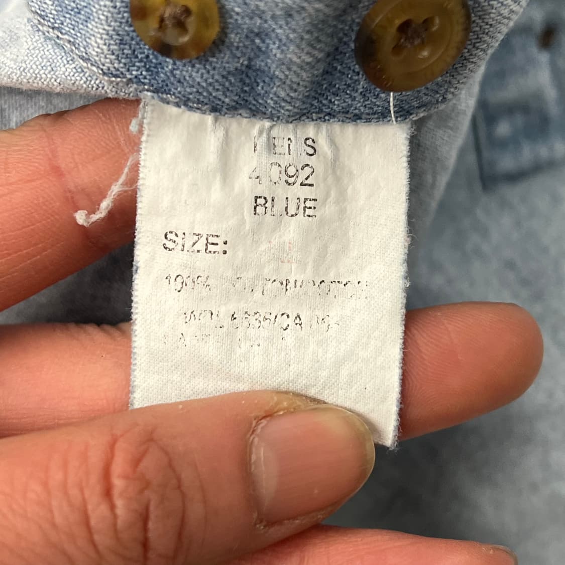 울리치 워크 데님셔츠 s09210 상품이미지7