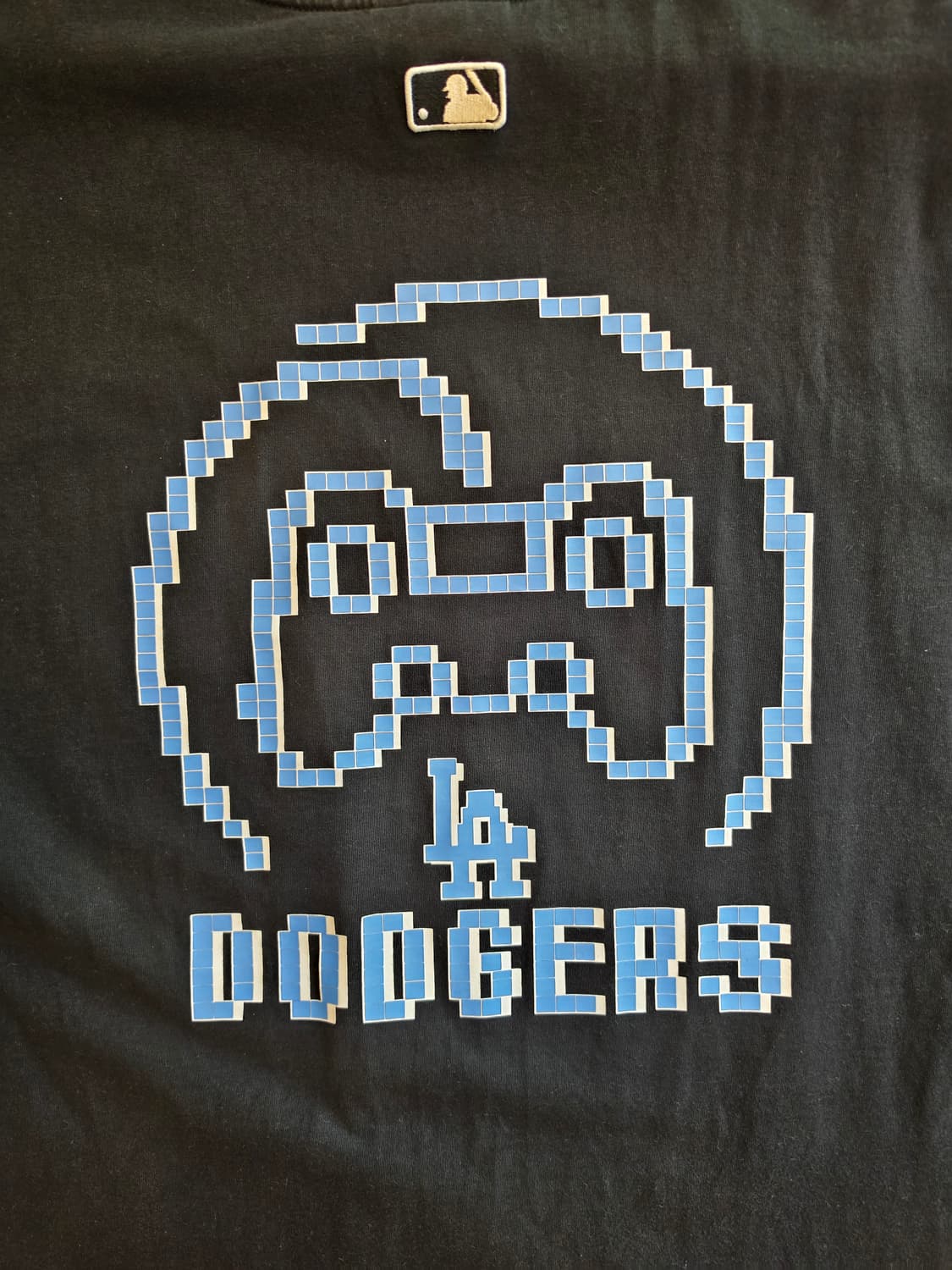 [MLB] LA 다저스 게임 컨트롤러 픽셀 백프린팅 반팔 티셔츠 상품이미지8