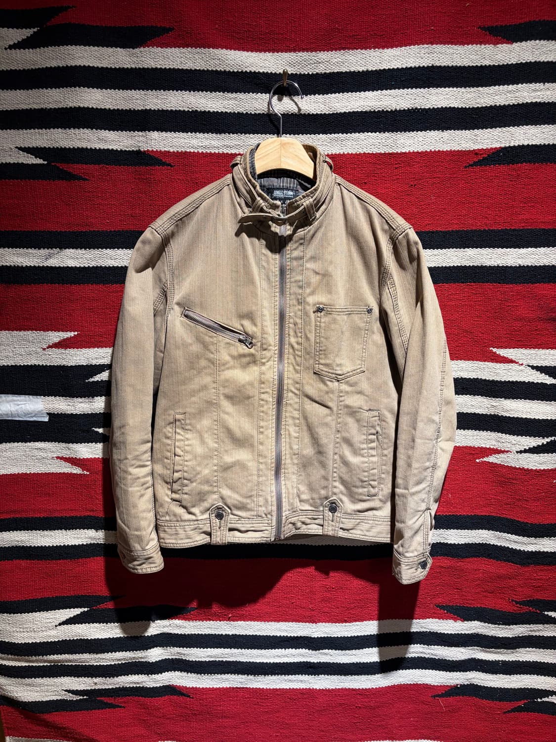 Windbreaker biker jacket / 클래식 바이커 라이더 상품이미지1