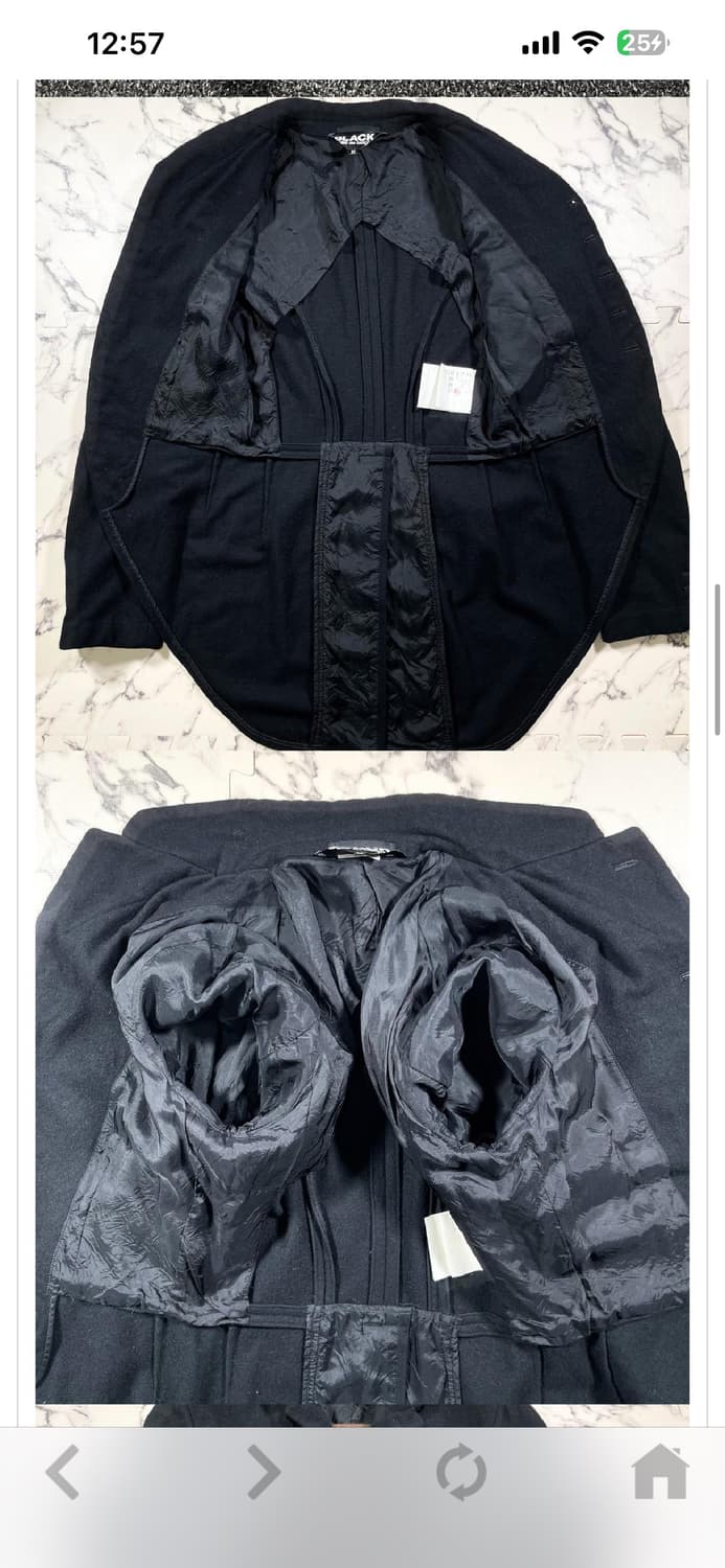 꼼데가르송 블랙 코트 판매합니다 상품이미지4