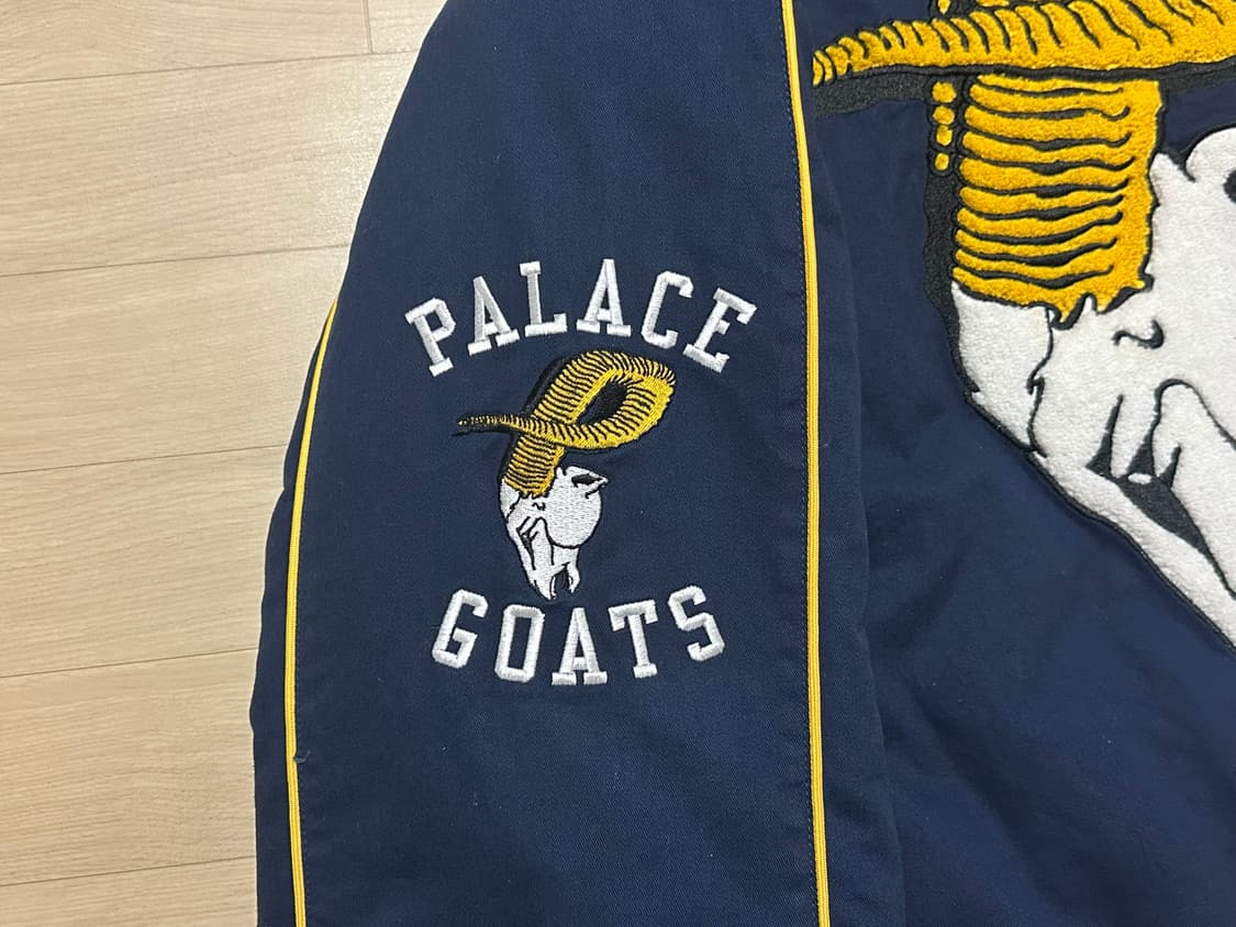 [XL] 팔라스 고트 바시티 자켓 네이비 상품이미지3