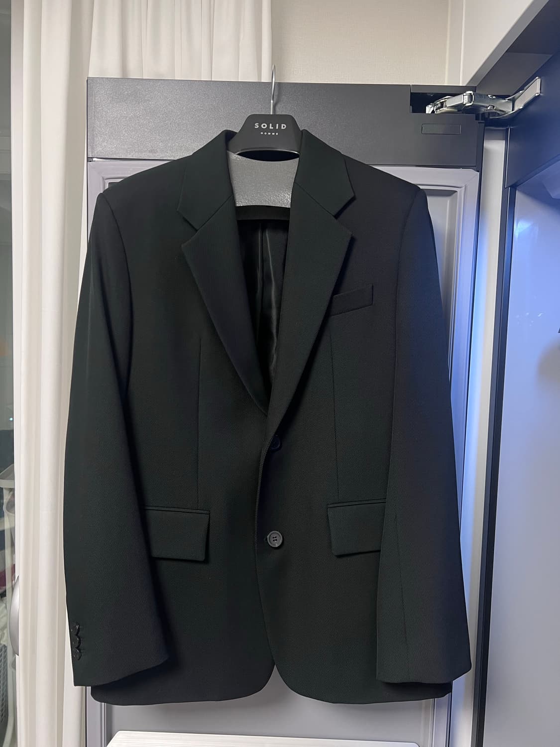 솔리드옴므 셋업 수트 정장 블랙 105 30 상품이미지2