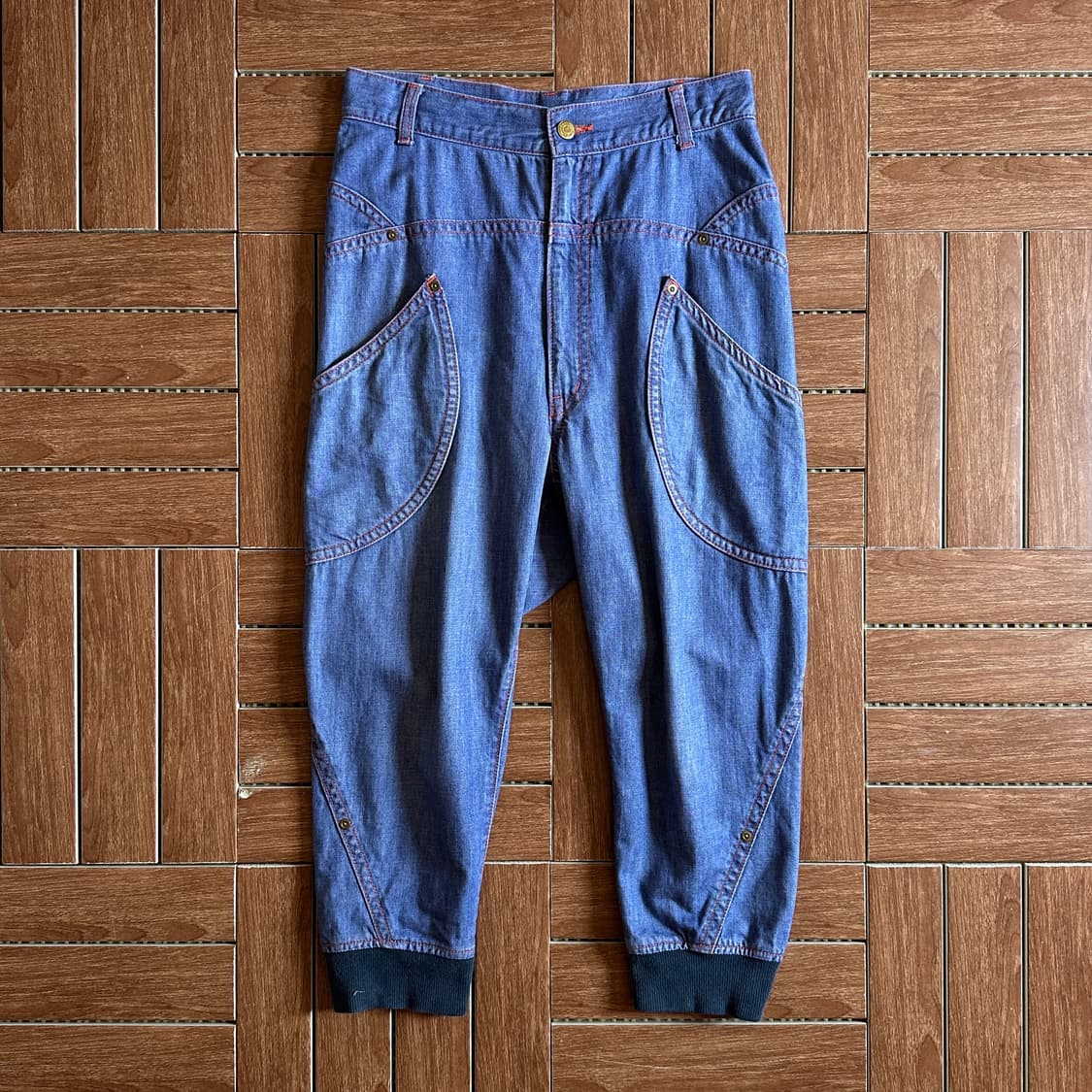 Mercibeaucoup baggy cotton denim pants 상품이미지1