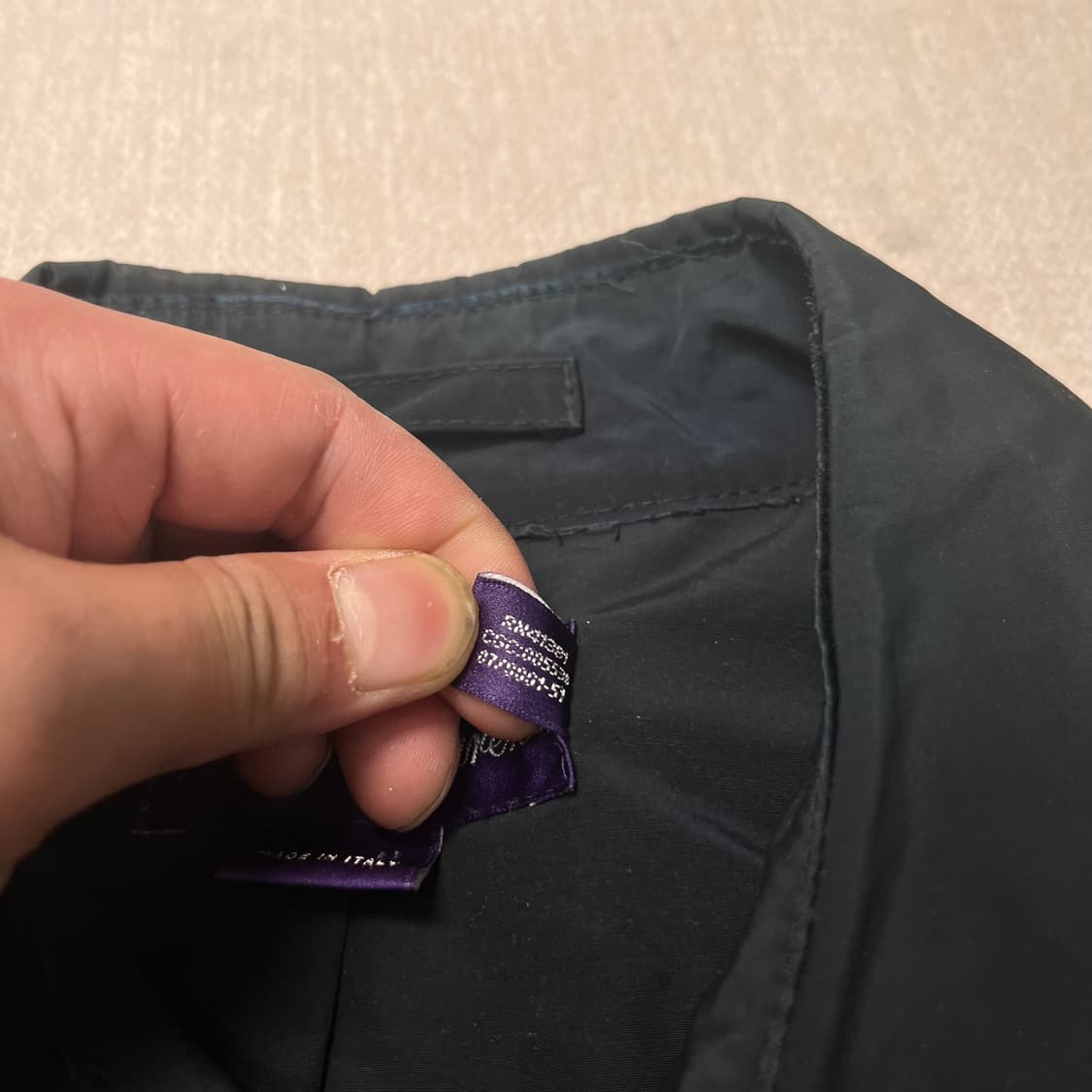 100 폴로 랄프로렌 퍼플라벨 바라쿠타 투웨이 그라데이션 자켓 상품이미지5