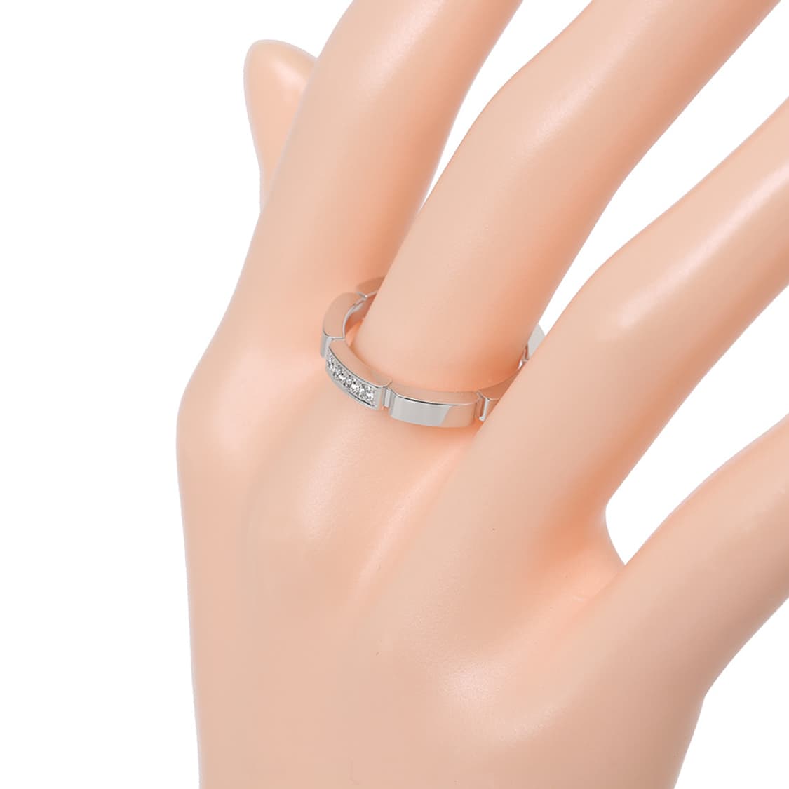 까르띠에 마이용 팬더 웨딩링 화이트골드 다이아 반지 50호 상품이미지7