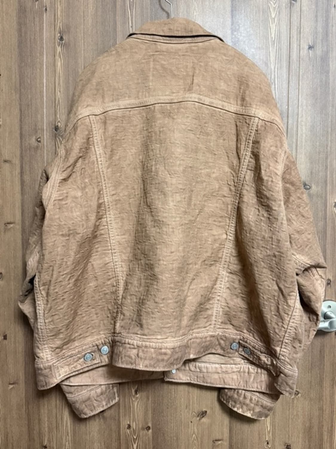 스투시X리바이스 자카드 트러커 자켓 판매합니다. [브라운/L] 상품이미지2