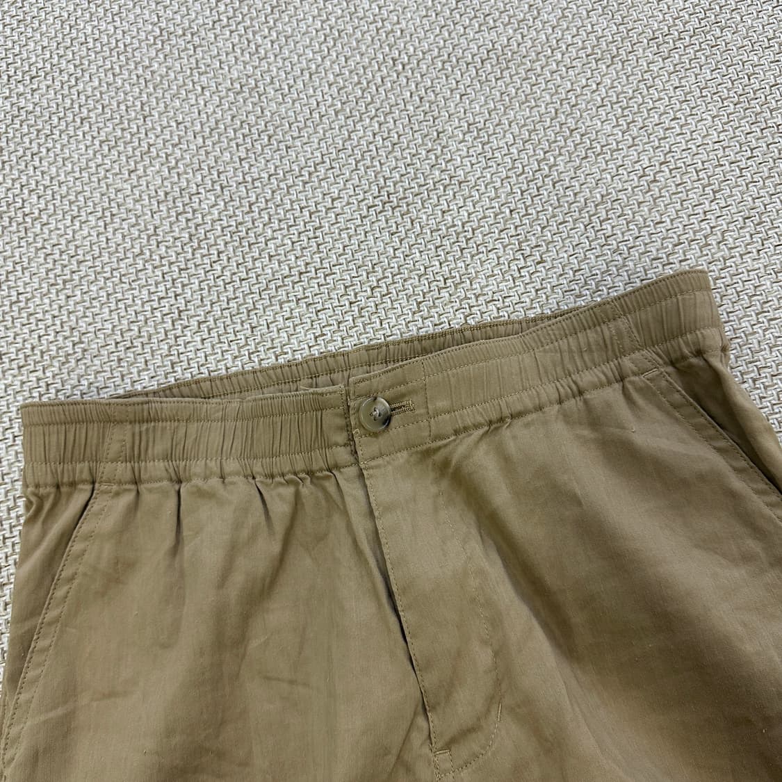 실측확인 빔즈보이 베이지 밴딩 팬츠 0421D 상품이미지3