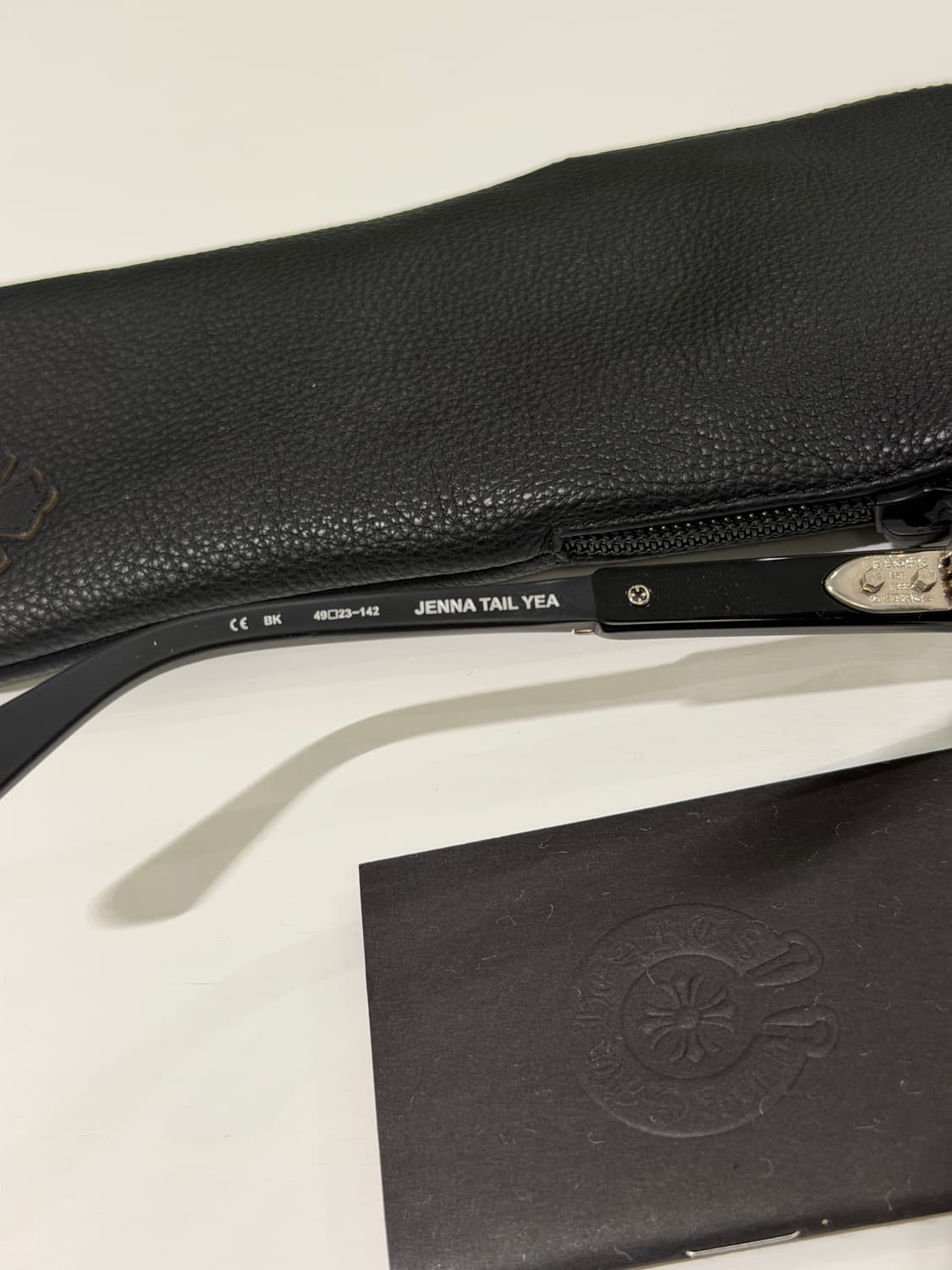 크롬하츠 제냐 테일 예 안경 블랙 실버 상품이미지2