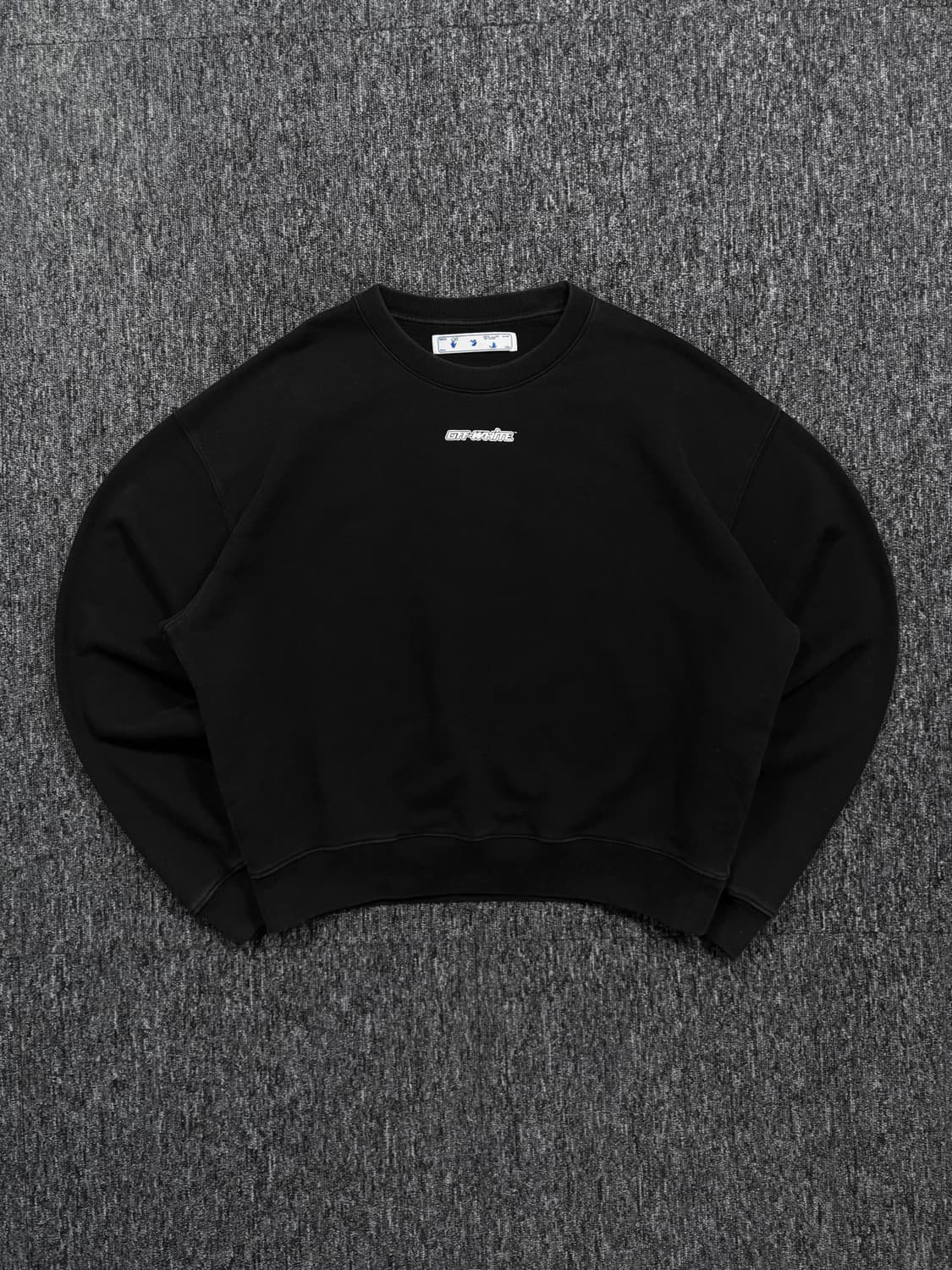 오프화이트 블랙 마커 애로우 맨투맨 상품이미지3