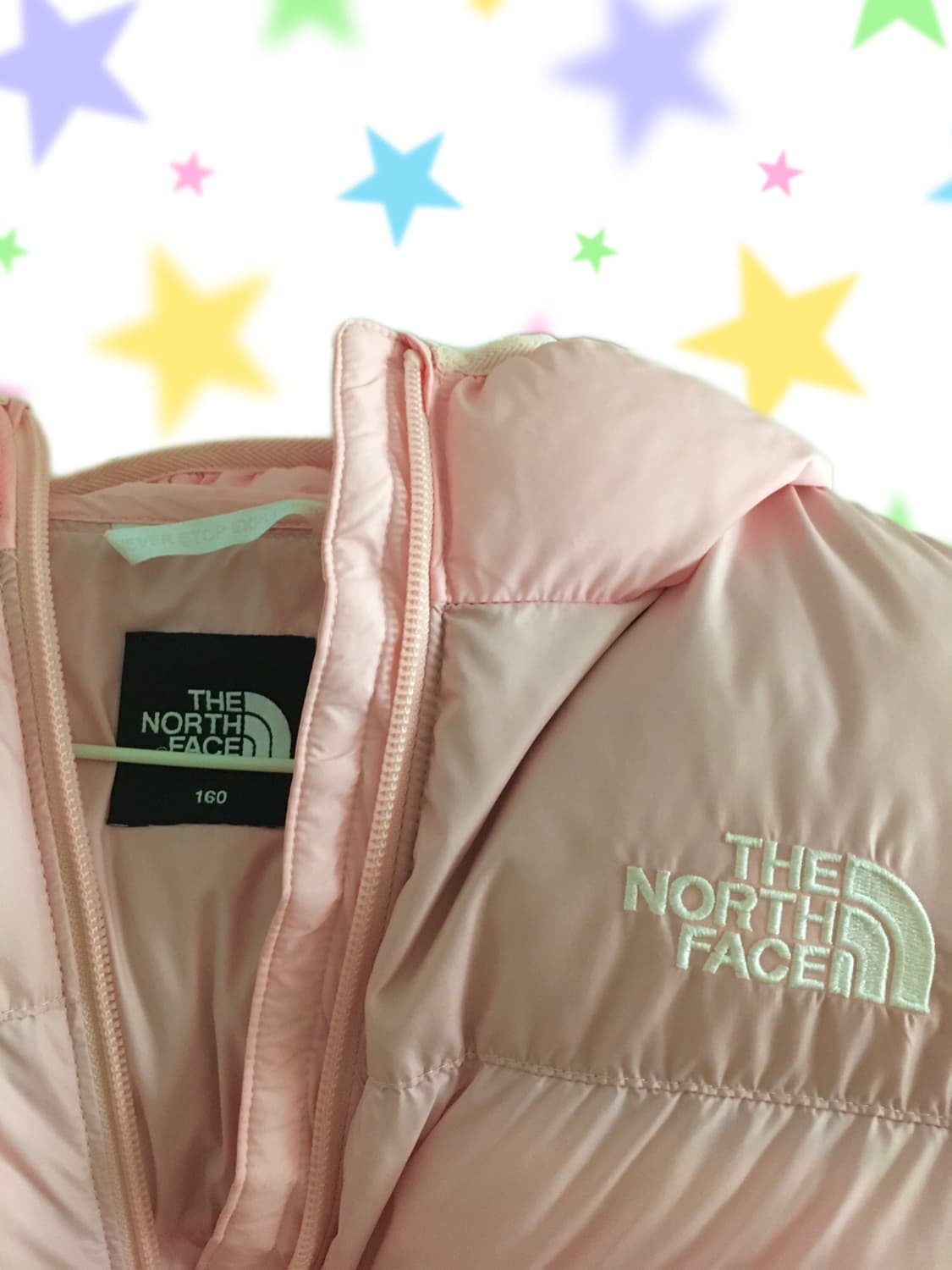 극레어 희귀매물 노스페이스 딸기우유 패딩 핀터깔 stc 진리 베이비베어 상품이미지9