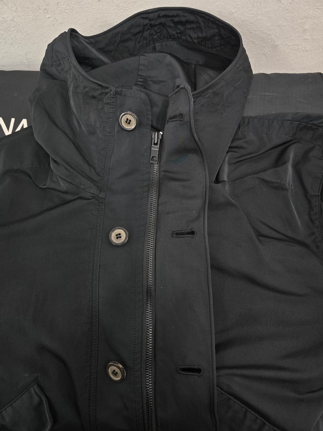 우영미 블랙 후드 야상 여성 사파리 상품이미지3