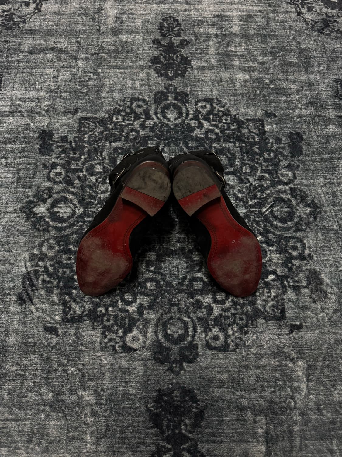 Unknown swede draping western boots 상품이미지5