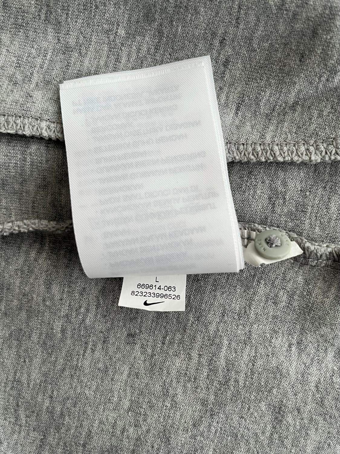 L) 나이키 여성 테크 플리스 후드집업 그레이 상품이미지7