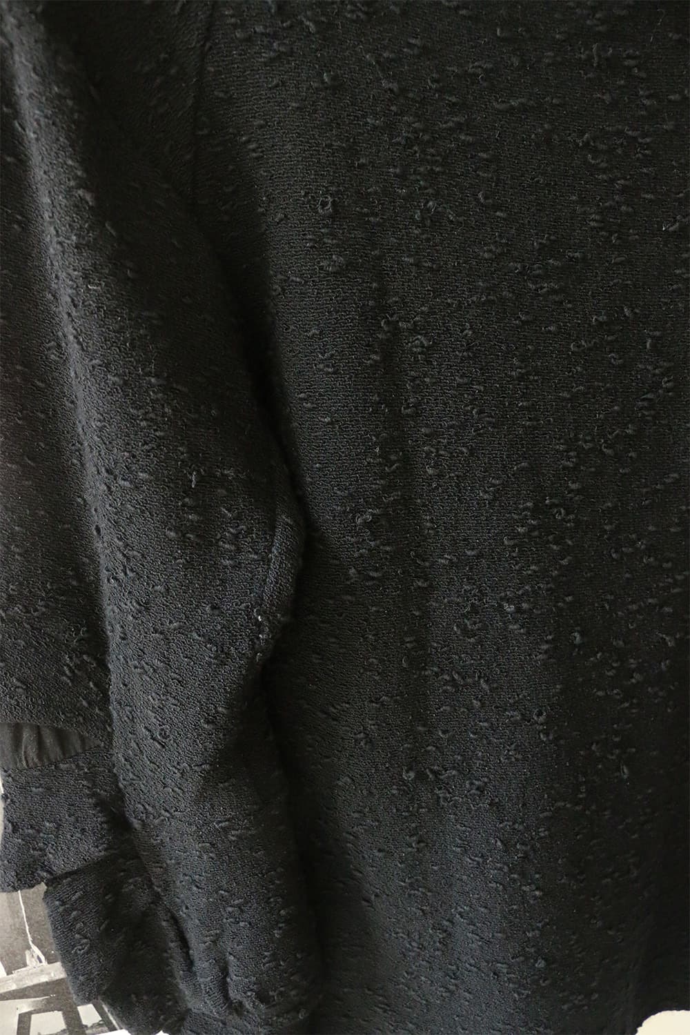 토가 아카이브스 블랙 러플 니트 탑 상품이미지8