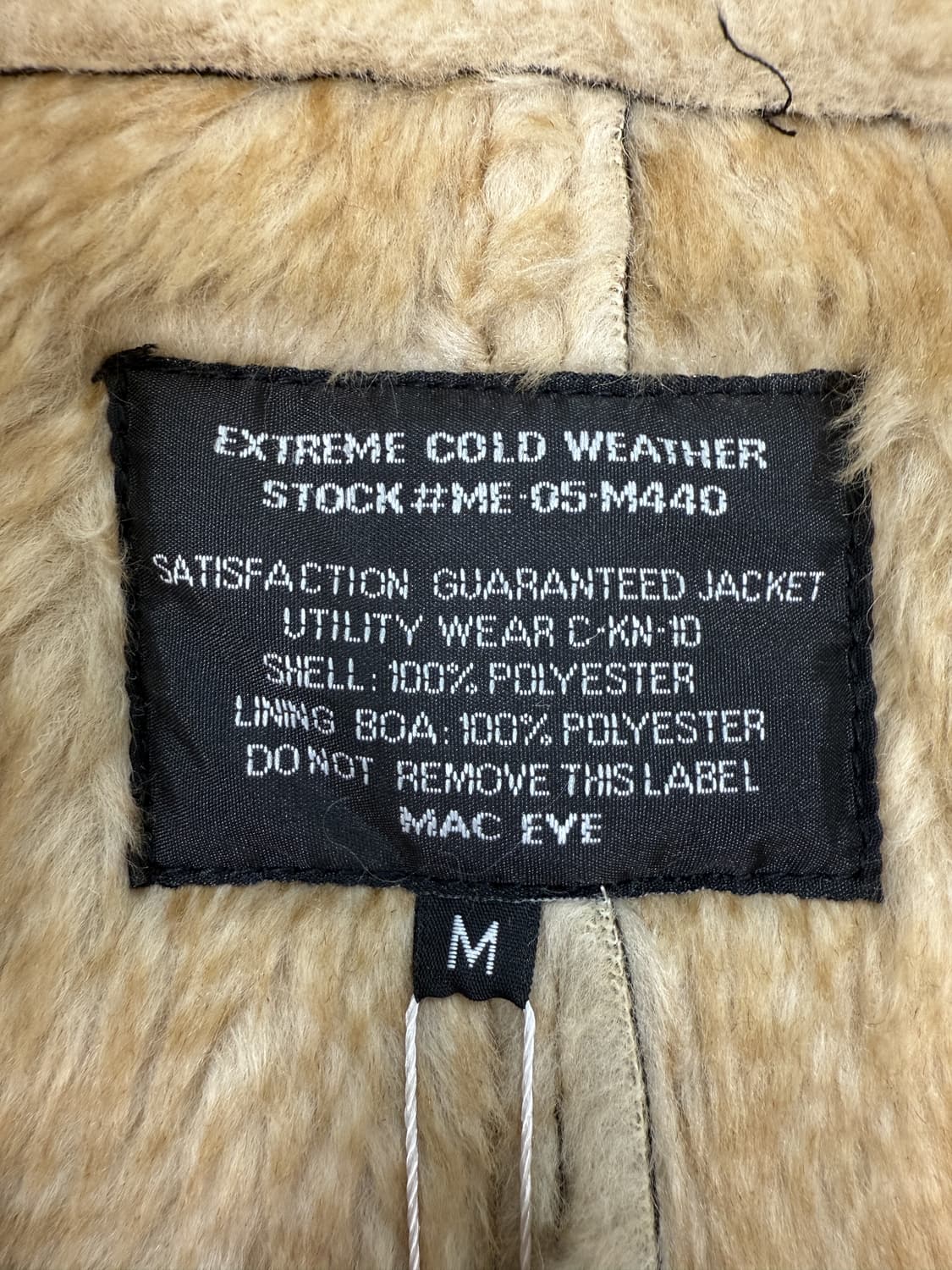 맥아이 포우 스웨이드 B-3 무스탕 상품이미지6