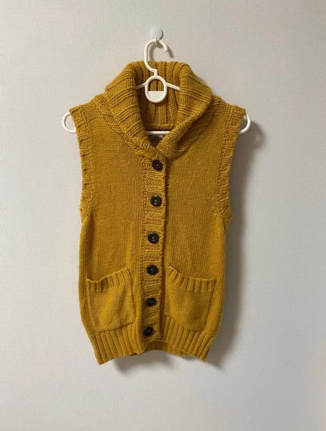 빈티지 모리걸 보헤미안 니트조끼 상품이미지1