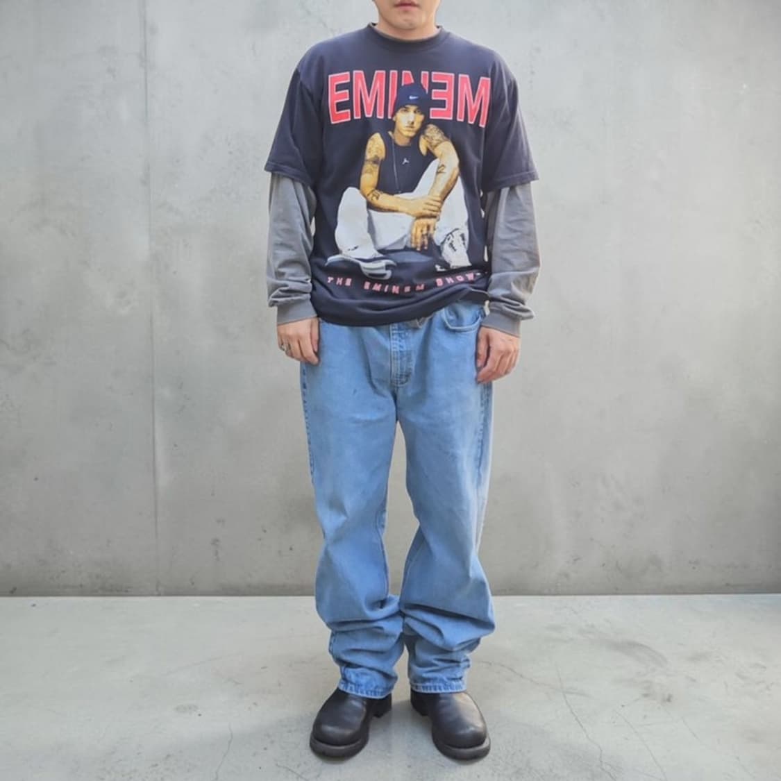 90s 에미넴 반팔티 xl M0278 상품이미지1