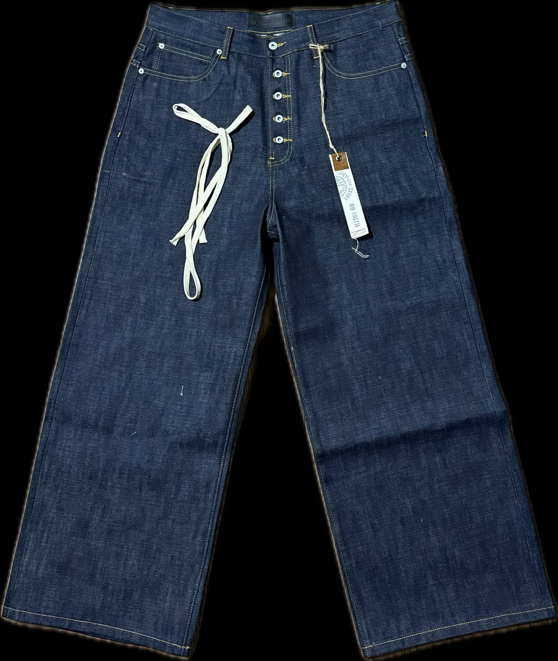 (카티 착용) RAW DENIM JAPANESE LOOSE FIT BLU 상품이미지2