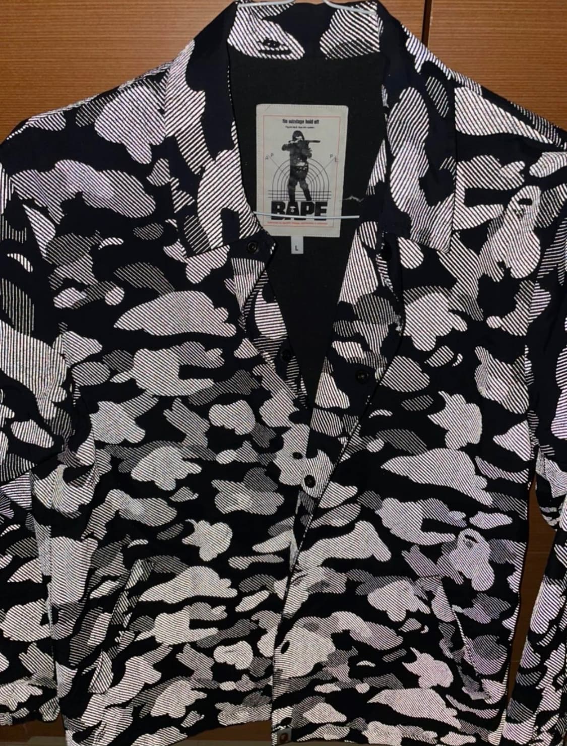 BAPE 베이프 리플렉티브 카모 코치 자켓 스카치 정품 (희귀) 상품이미지3