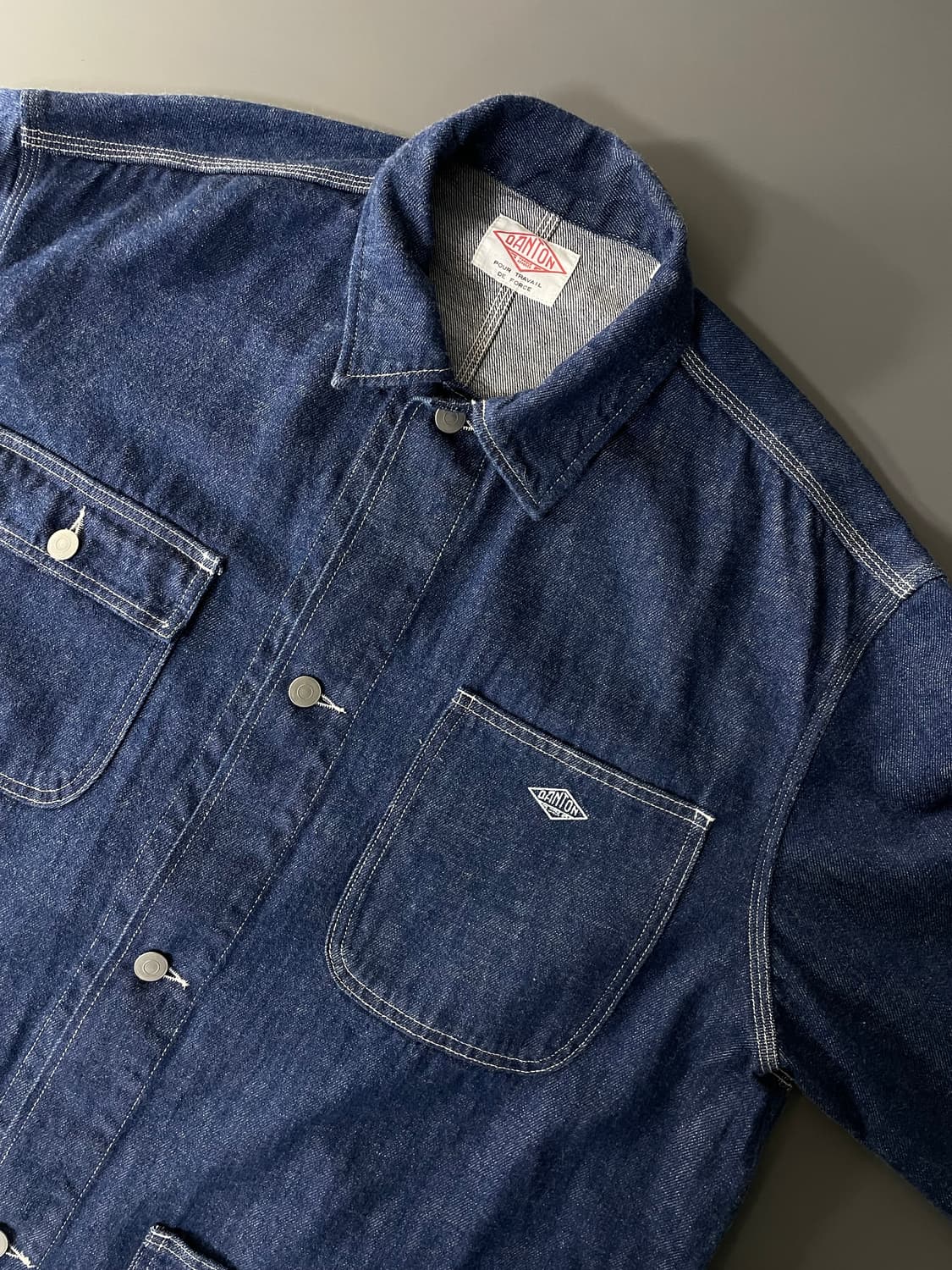 [F] 단톤 카즈라키 데님 자켓 오버핏 상품이미지3