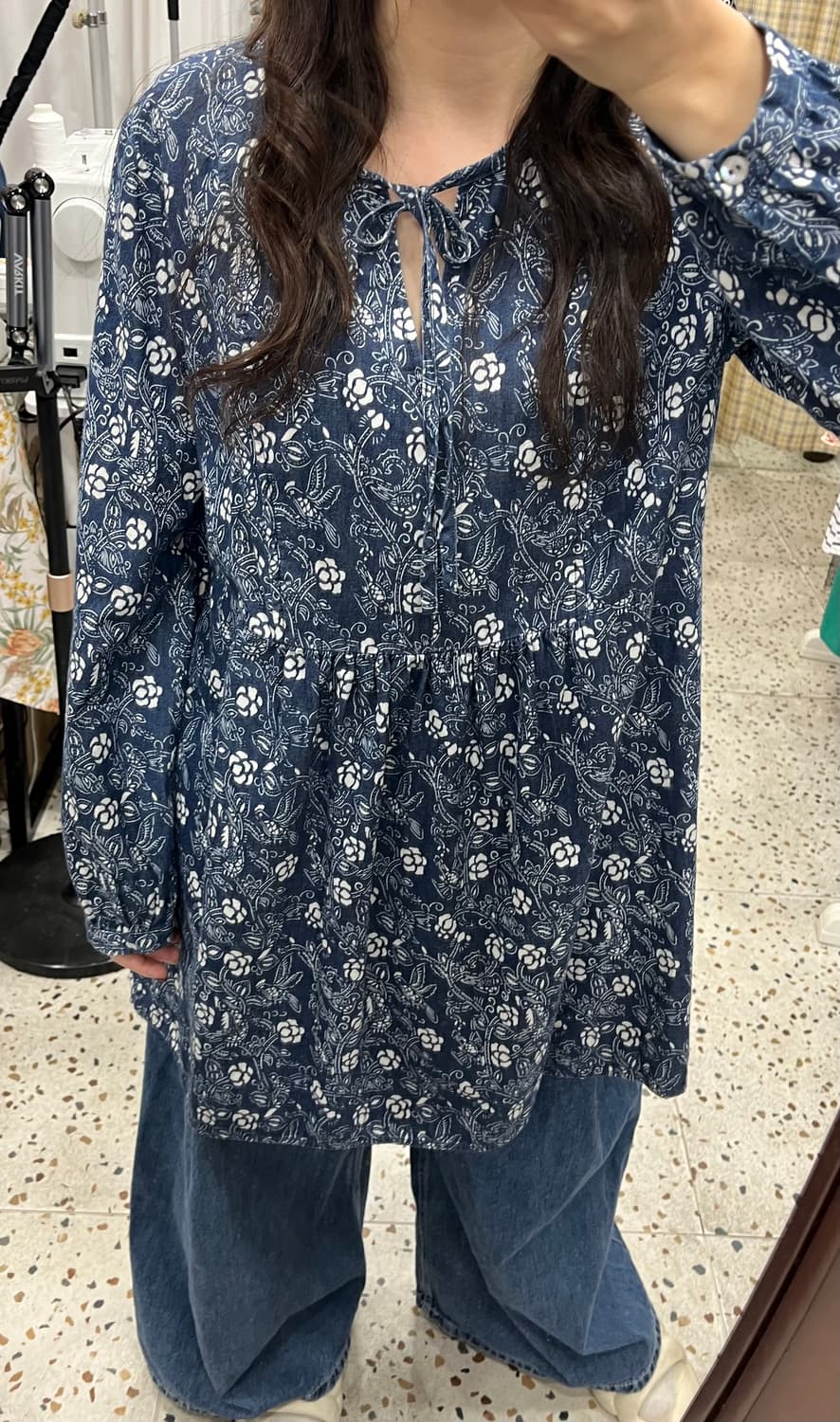 로라애슐리 빈티지 플라워 코튼 원피스 상품이미지6