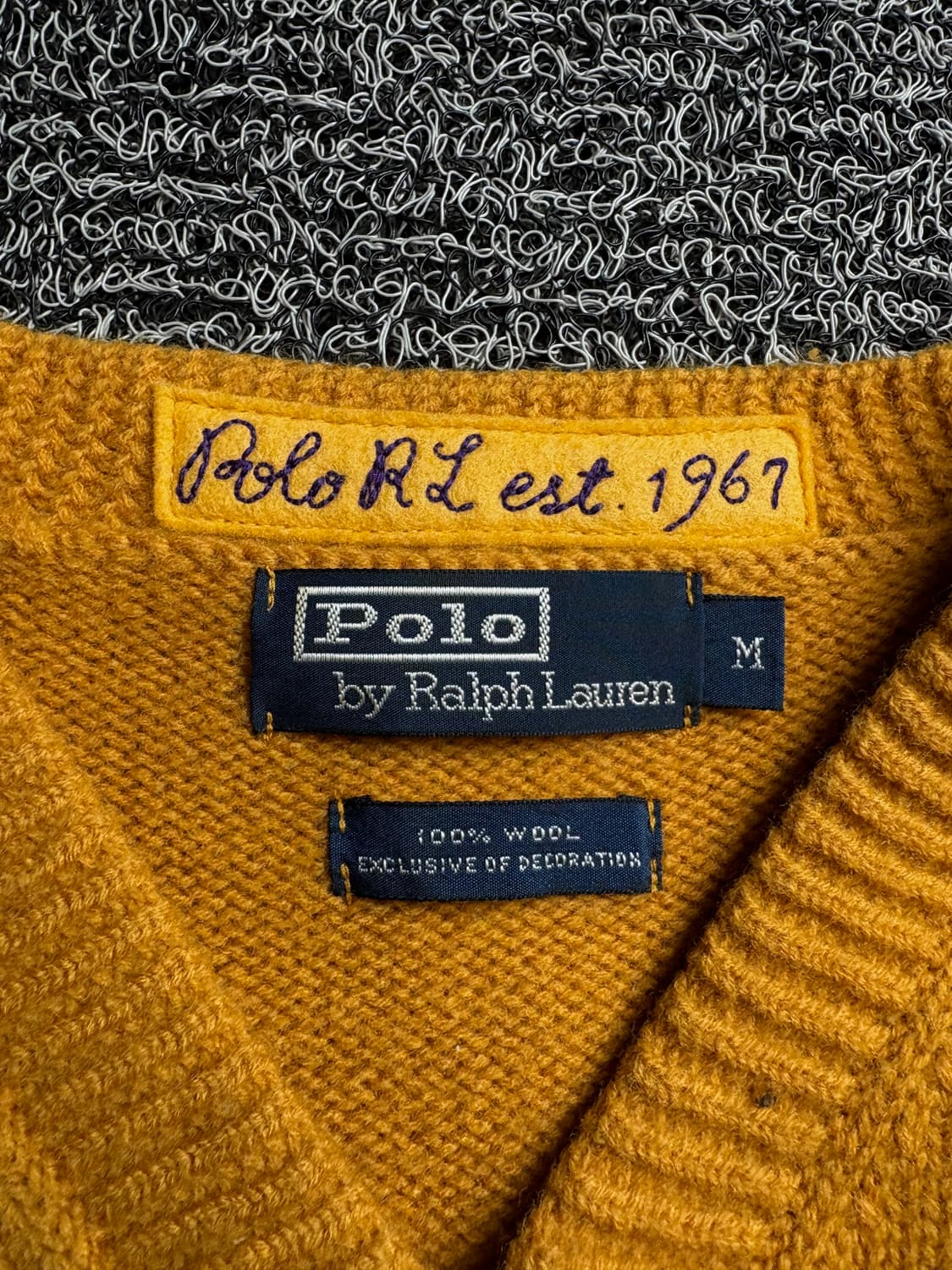 폴로 랄프로렌 센터 빅로고 울 니트 3289 상품이미지3