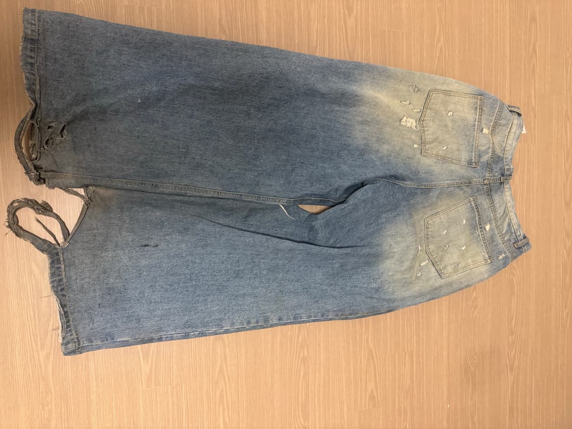 선데이오프클럽 배기 데님 상품이미지2