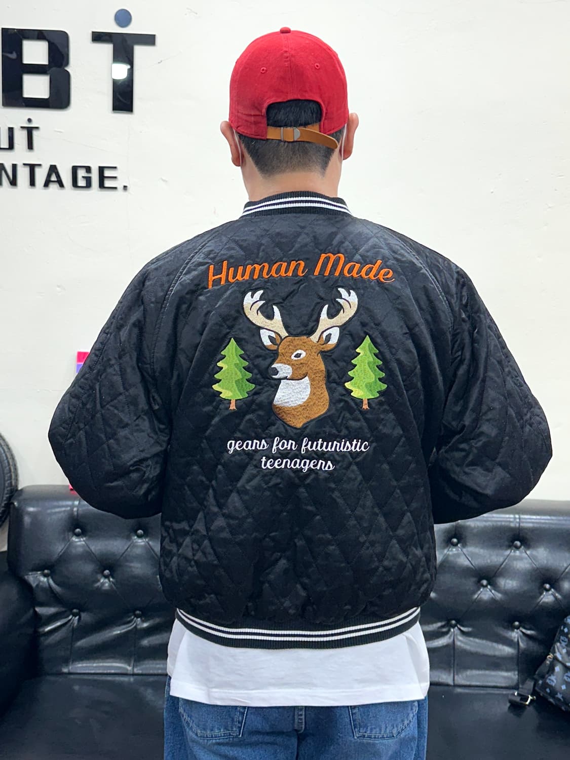 휴먼메이드 리버시블 요코스카 자켓 블랙 XL 상품이미지2