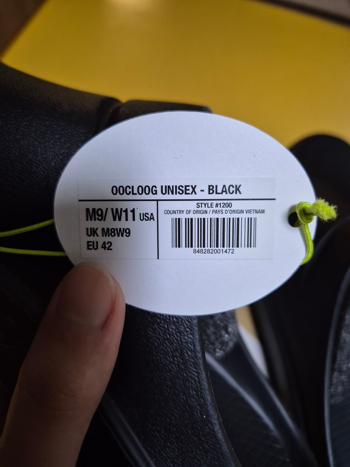 우포스 클로그 oocloog 블랙 280 상품이미지8