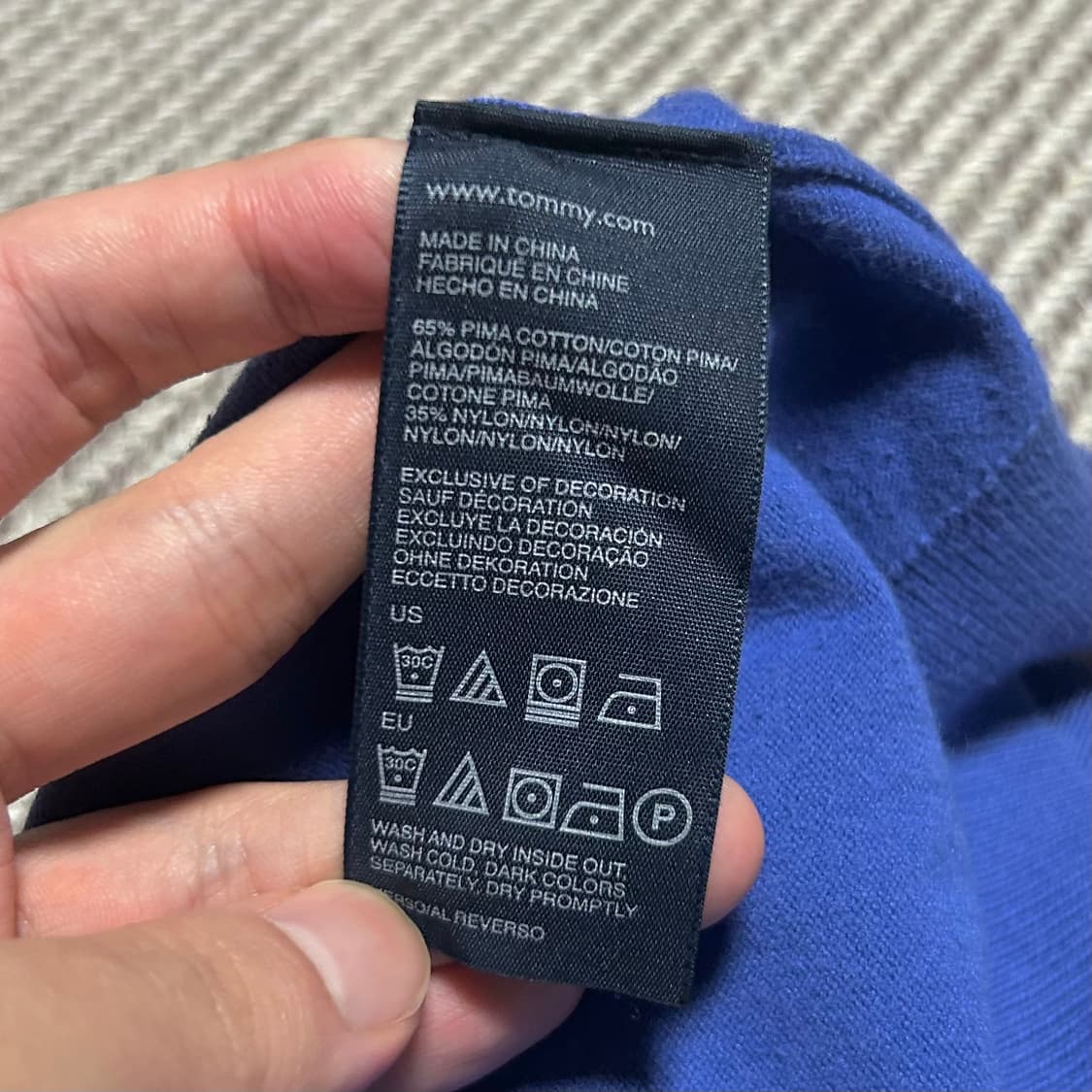 [M] Tommy 타미힐피거 우먼즈 코튼 브이넥 니트 상품이미지6