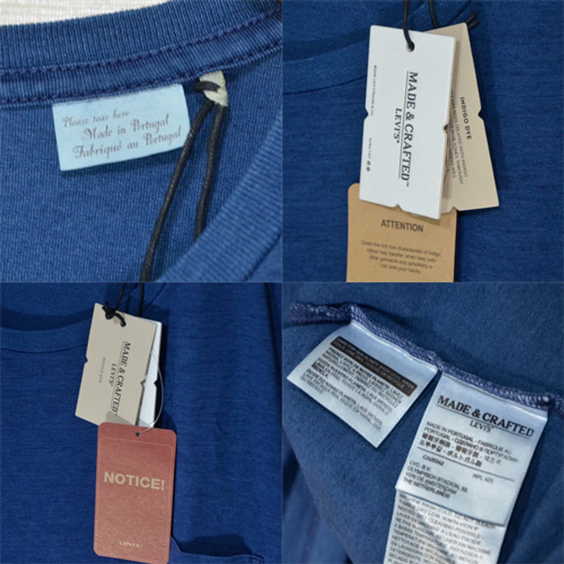 Portugal]Made&Crafted LEVI'S 인디고 T! 상품이미지2