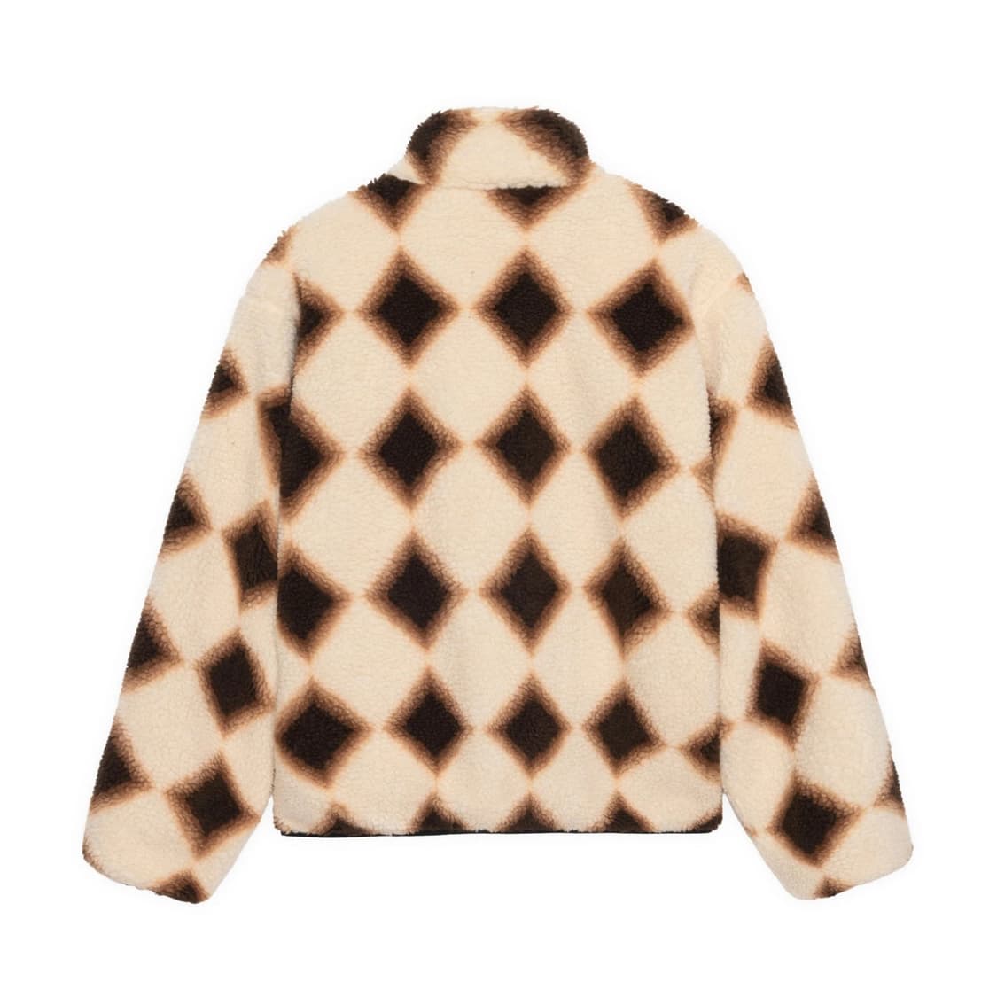 스투시 양면 후리스 다이아몬드 탄 M 상품이미지2