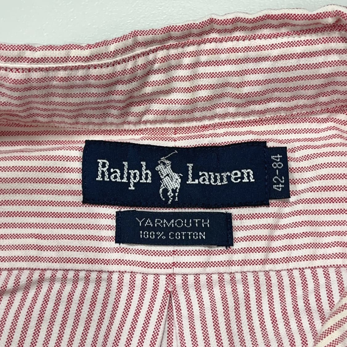 [정품] 폴로 핑크 / 멀티포니 스트라이프 오버핏 셔츠 [ 42-84 ] 상품이미지4