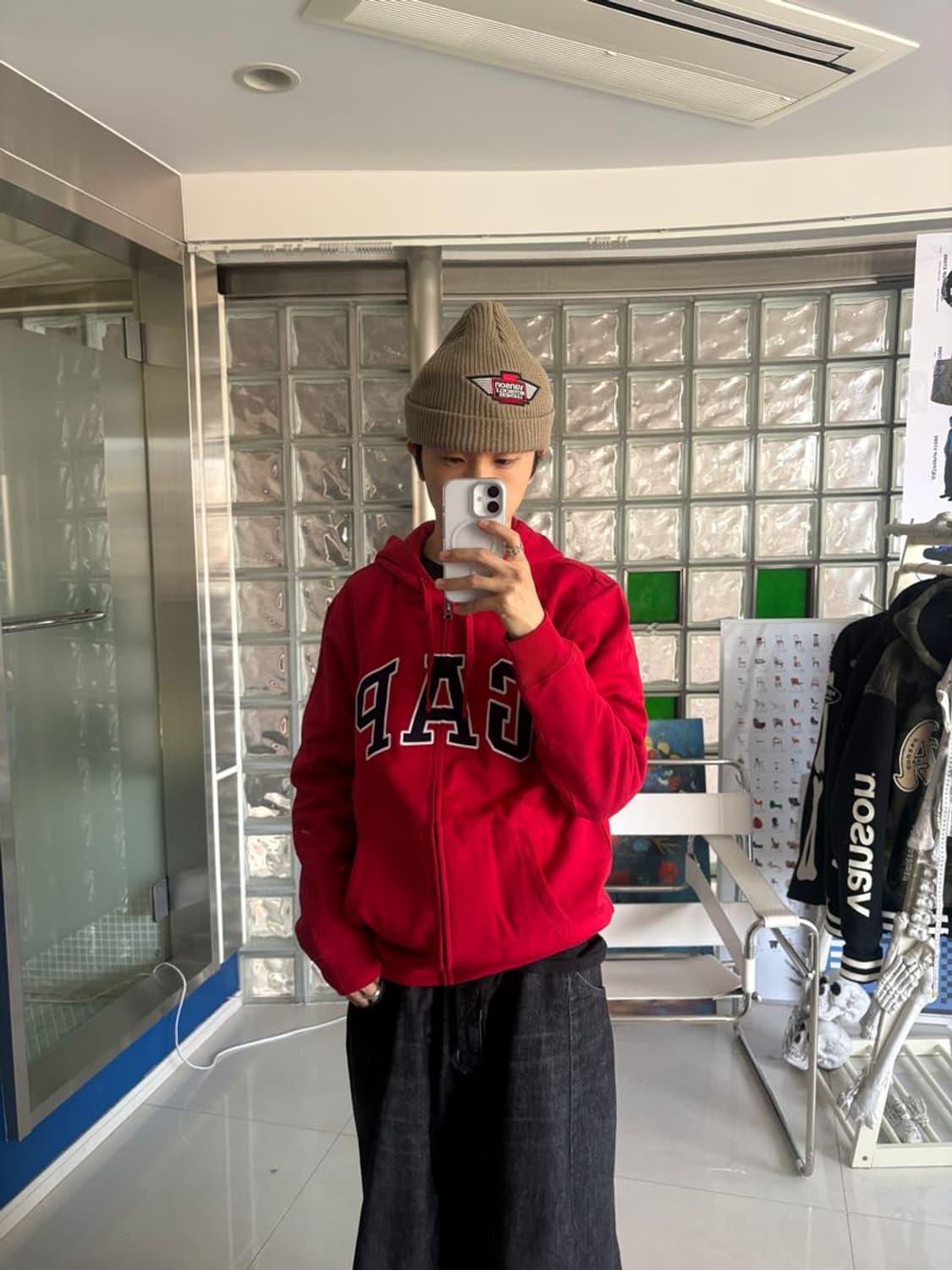 RELAX LOGO ZIPUP HOODIE 릴랙스 로고 지퍼 후드티 상품이미지1