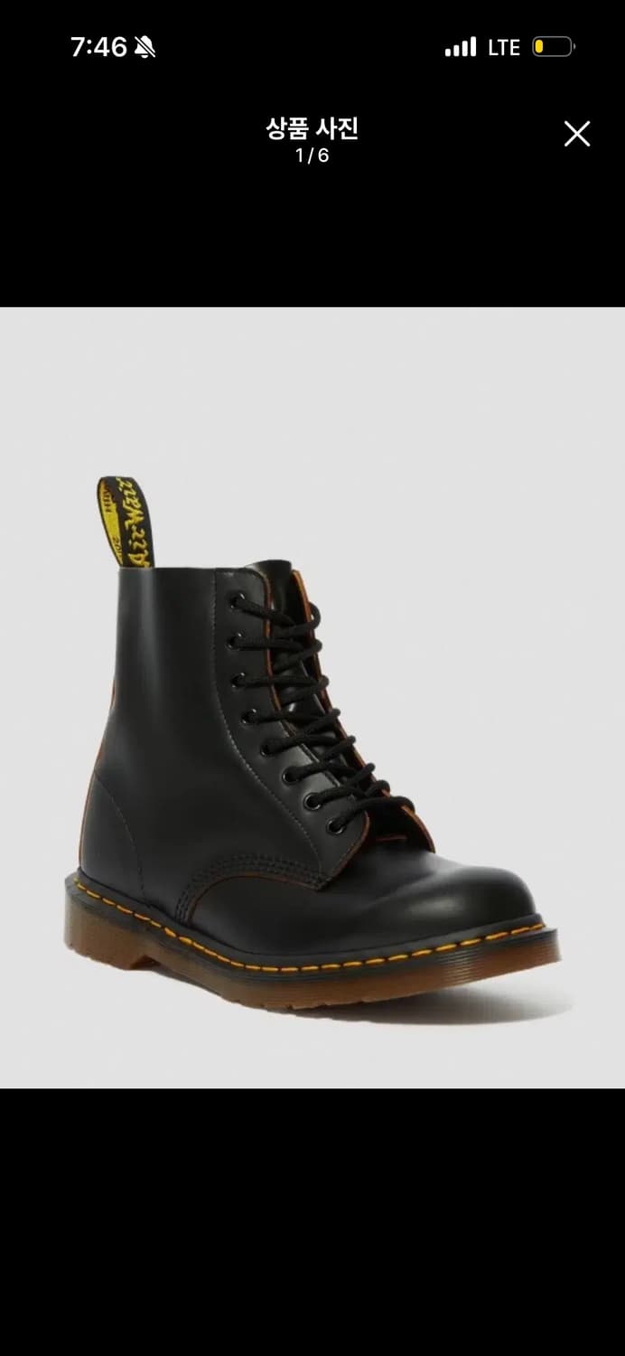 닥터마틴 워커 미에 mie 1460 빈티지 8홀 UK4 230 상품이미지1